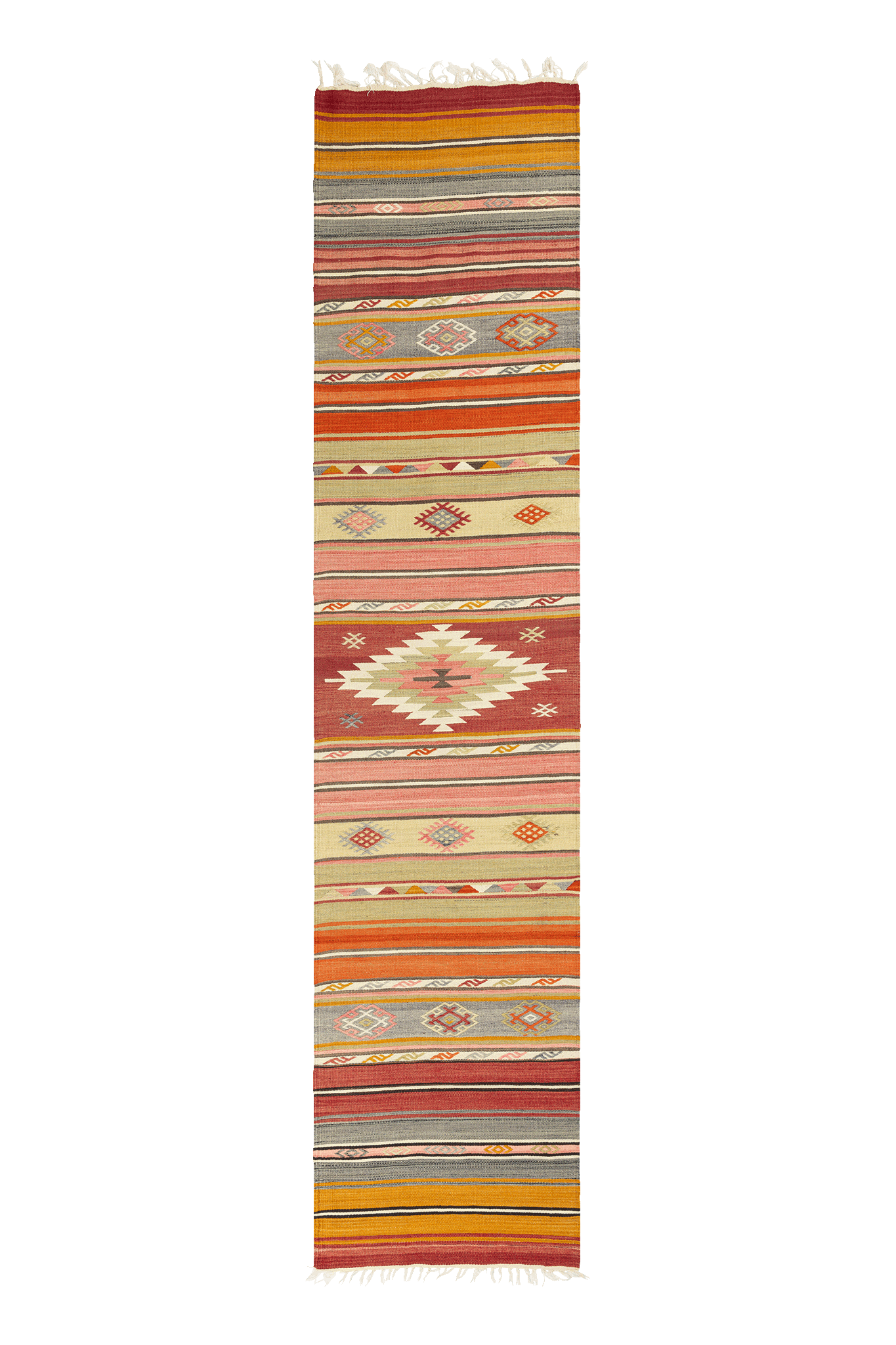 DENIZLI Vintage Kelim 297x61cm - Wild Heart Free Soul