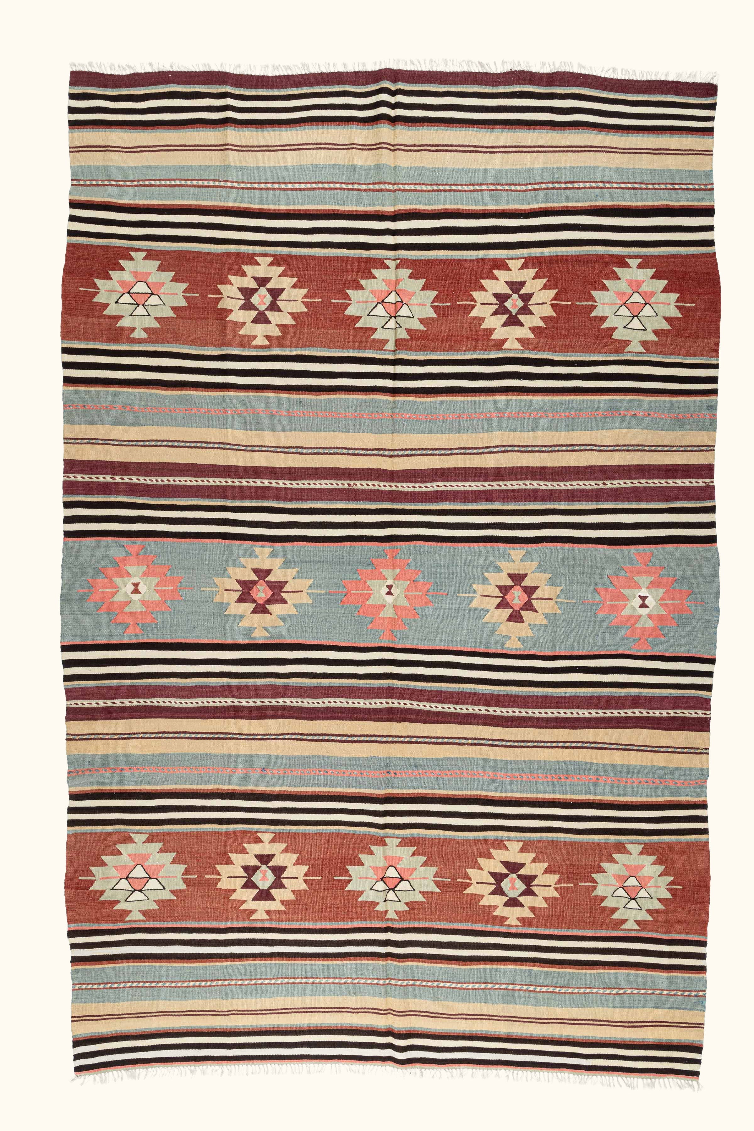 DENIZLI Vintage Kelim 308x201cm - Wild Heart Free Soul