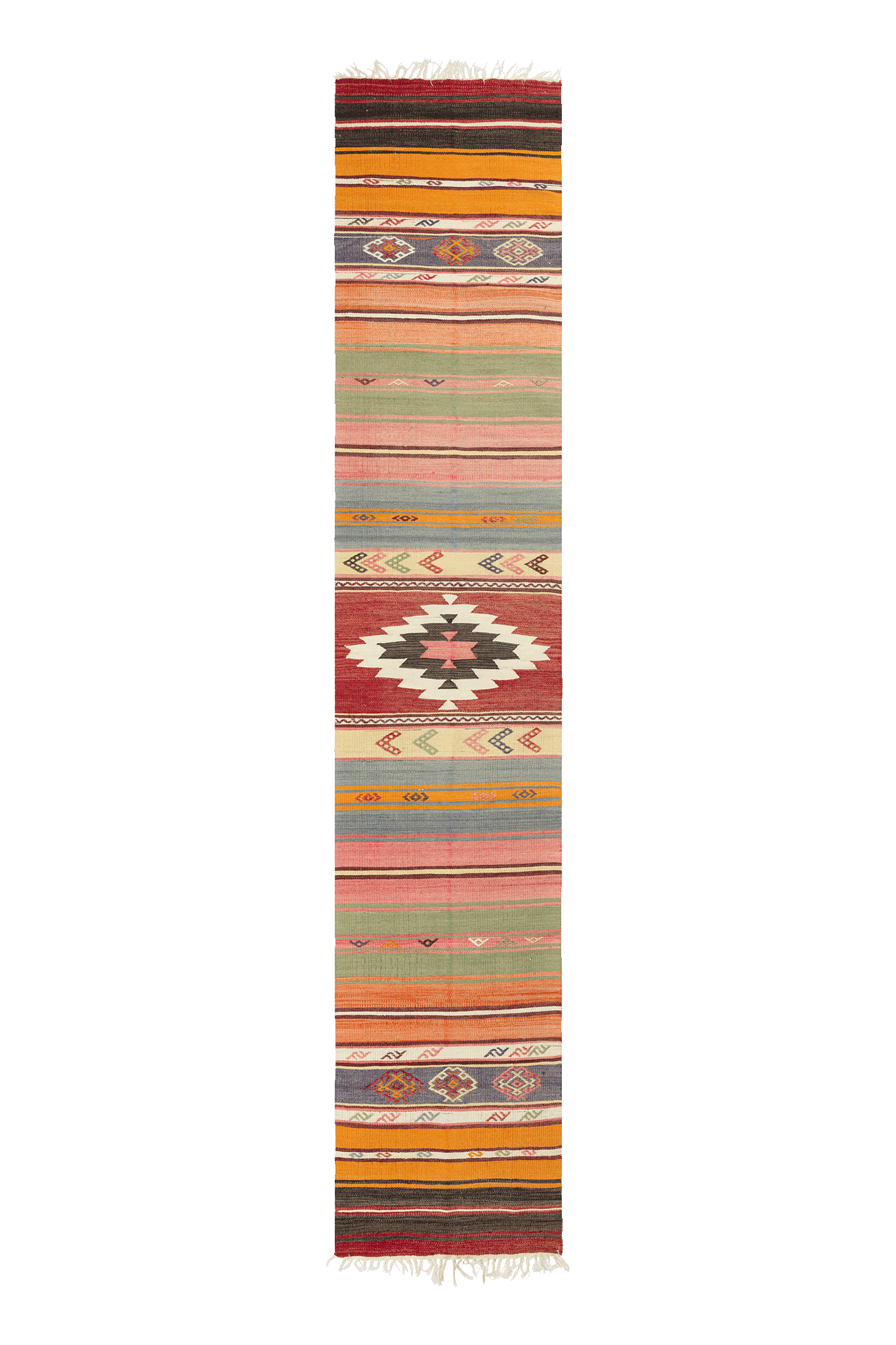 DENIZLI Vintage Kelim 315x59cm - Wild Heart Free Soul