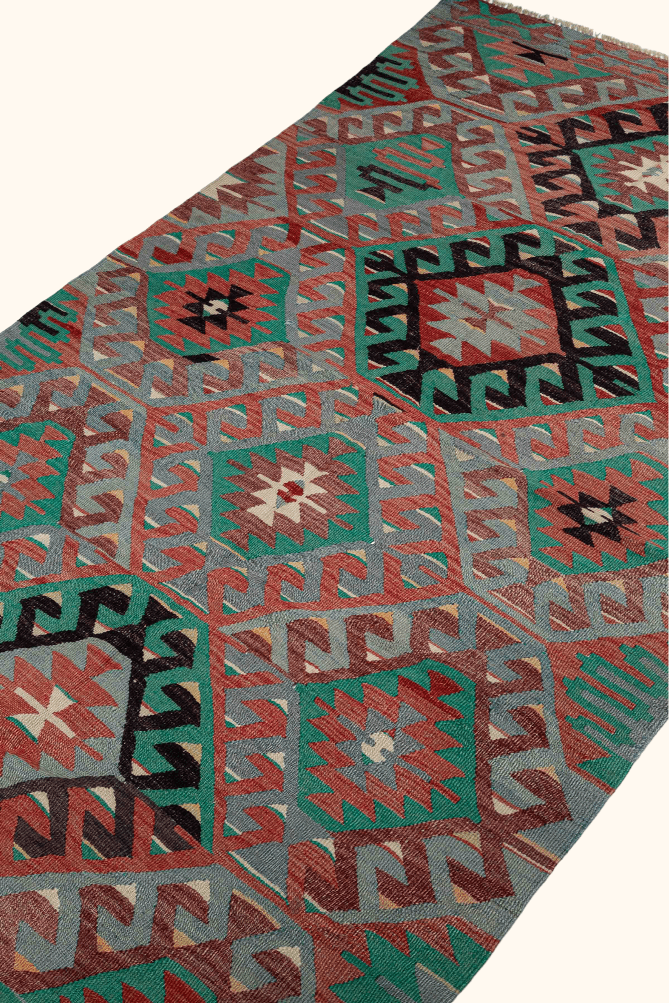 ESME Vintage Kelim 193cm x 121cm - Wild Heart Free Soul