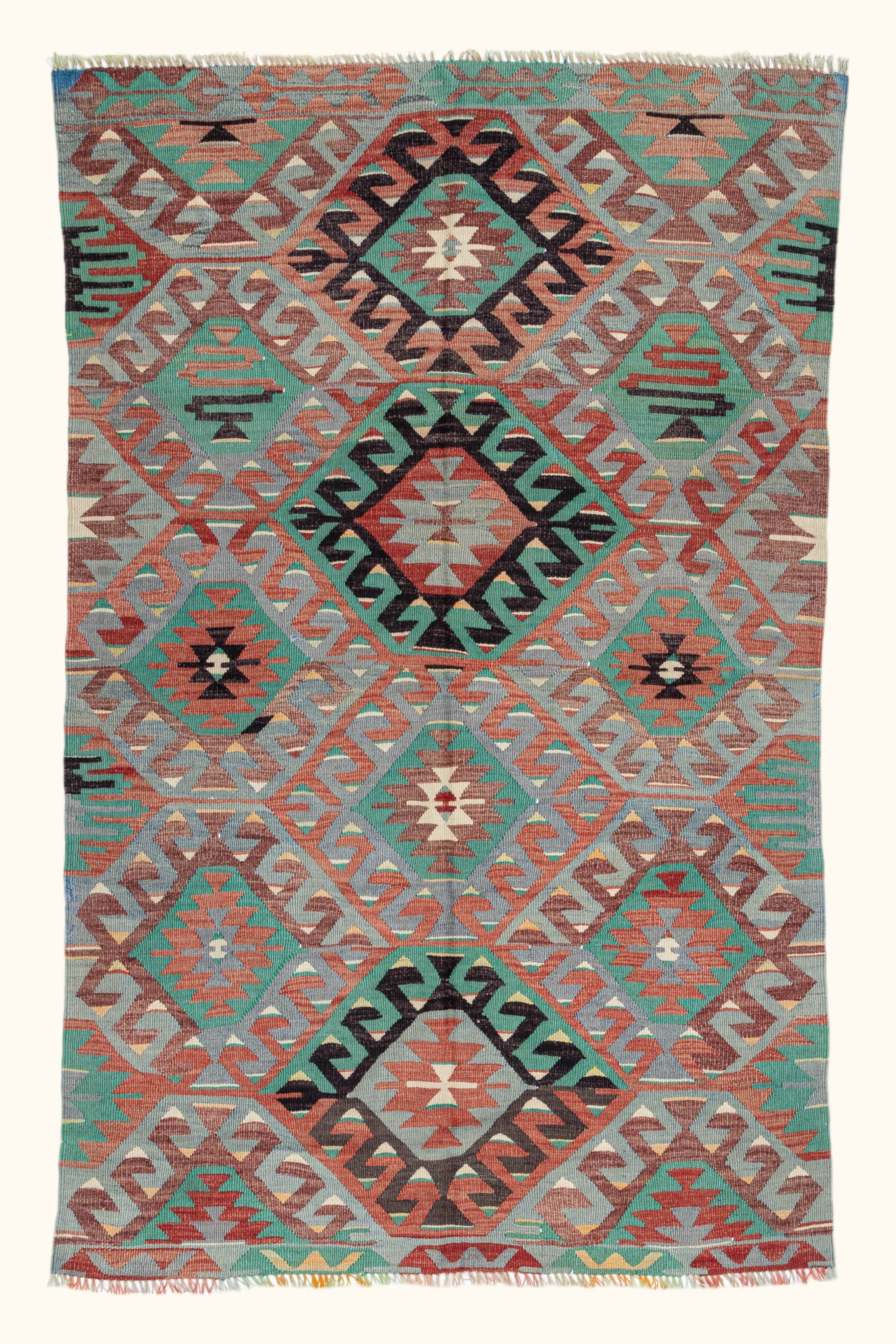 ESME Vintage Kelim 193cm x 121cm - Wild Heart Free Soul