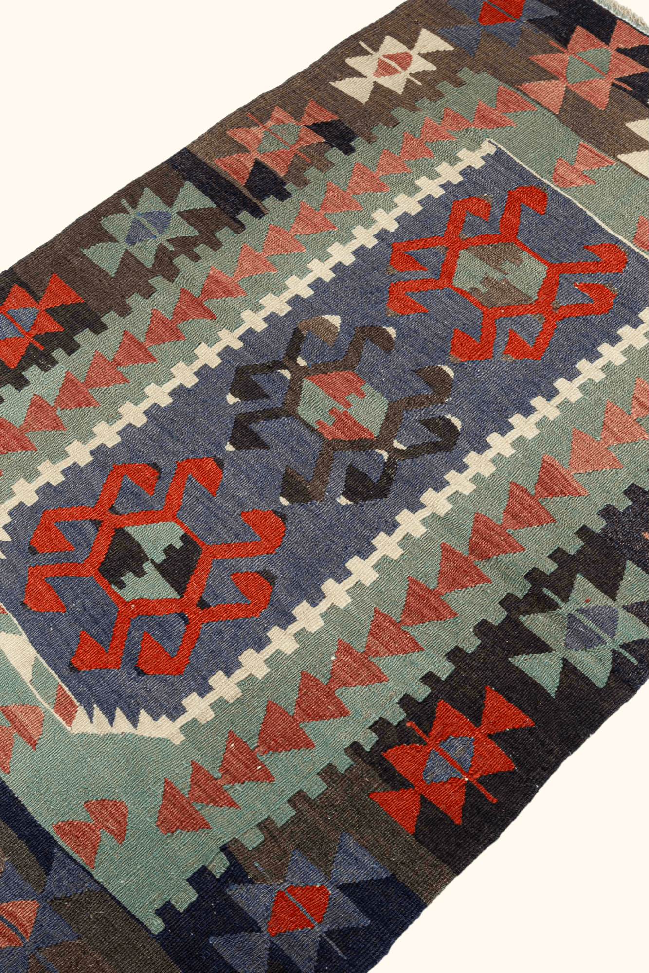 ESME Vintage Kelim Teppich 132cm x 86cm - Wild Heart Free Soul