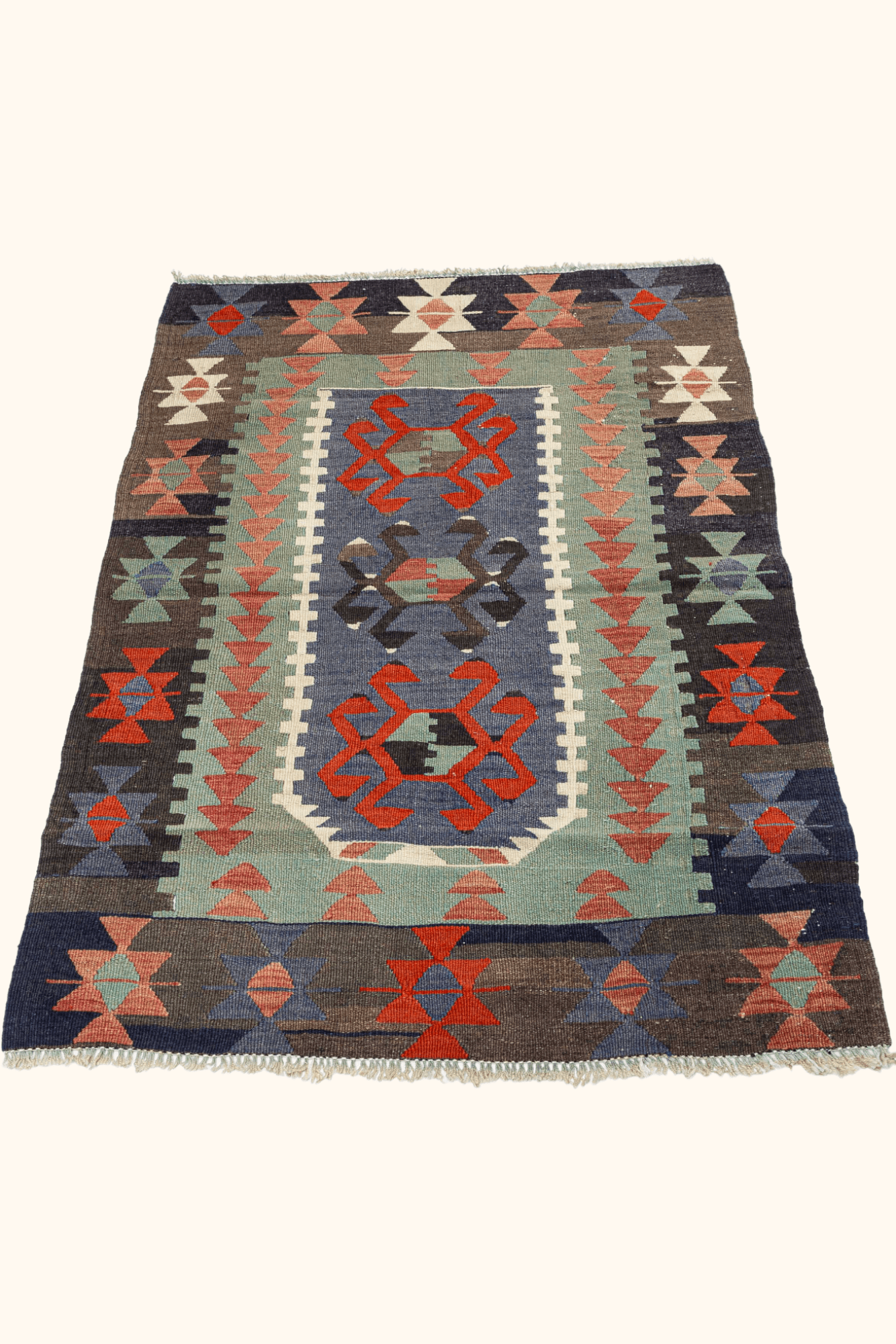 ESME Vintage Kelim Teppich 132cm x 86cm - Wild Heart Free Soul