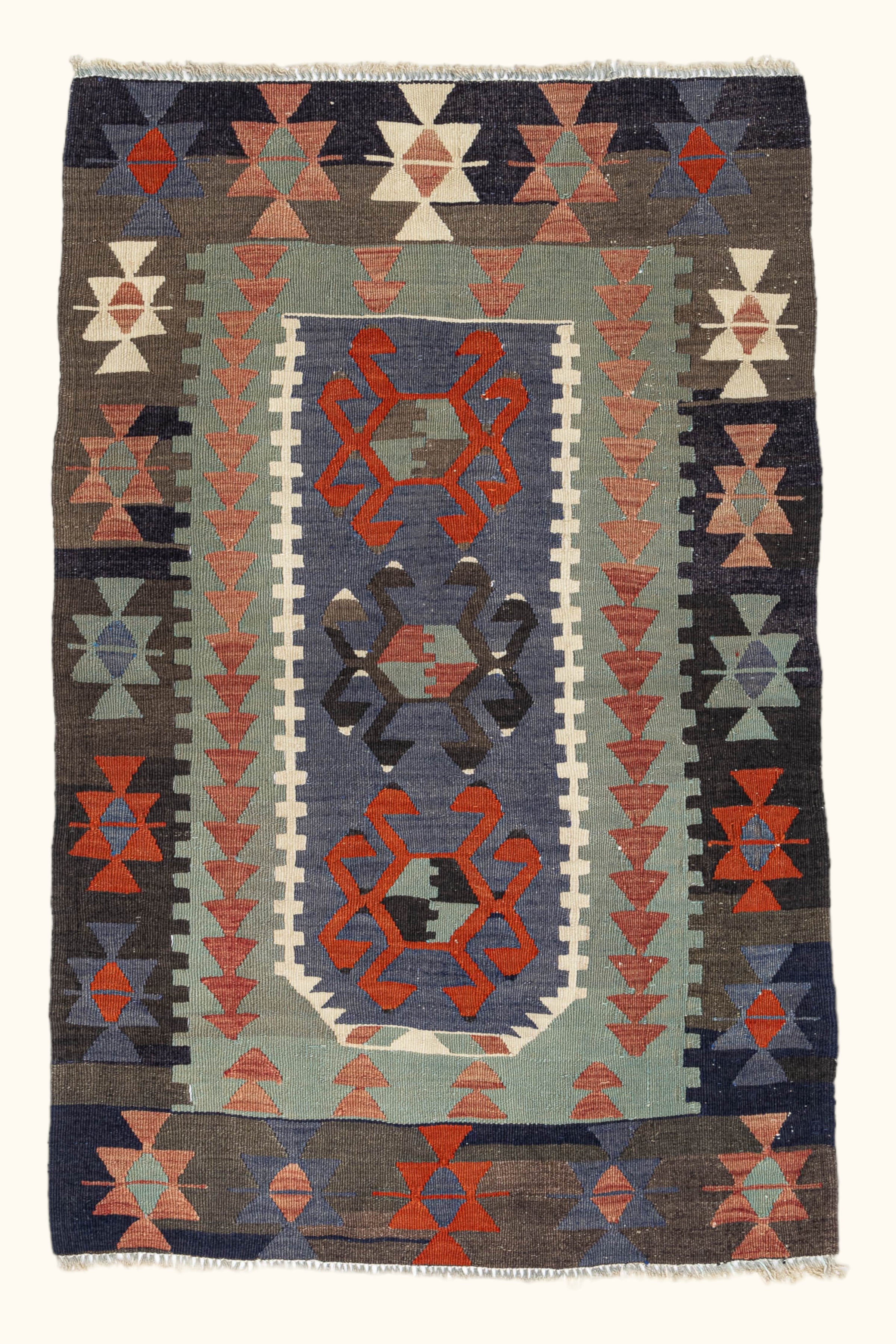 ESME Vintage Kelim Teppich 132cm x 86cm - Wild Heart Free Soul