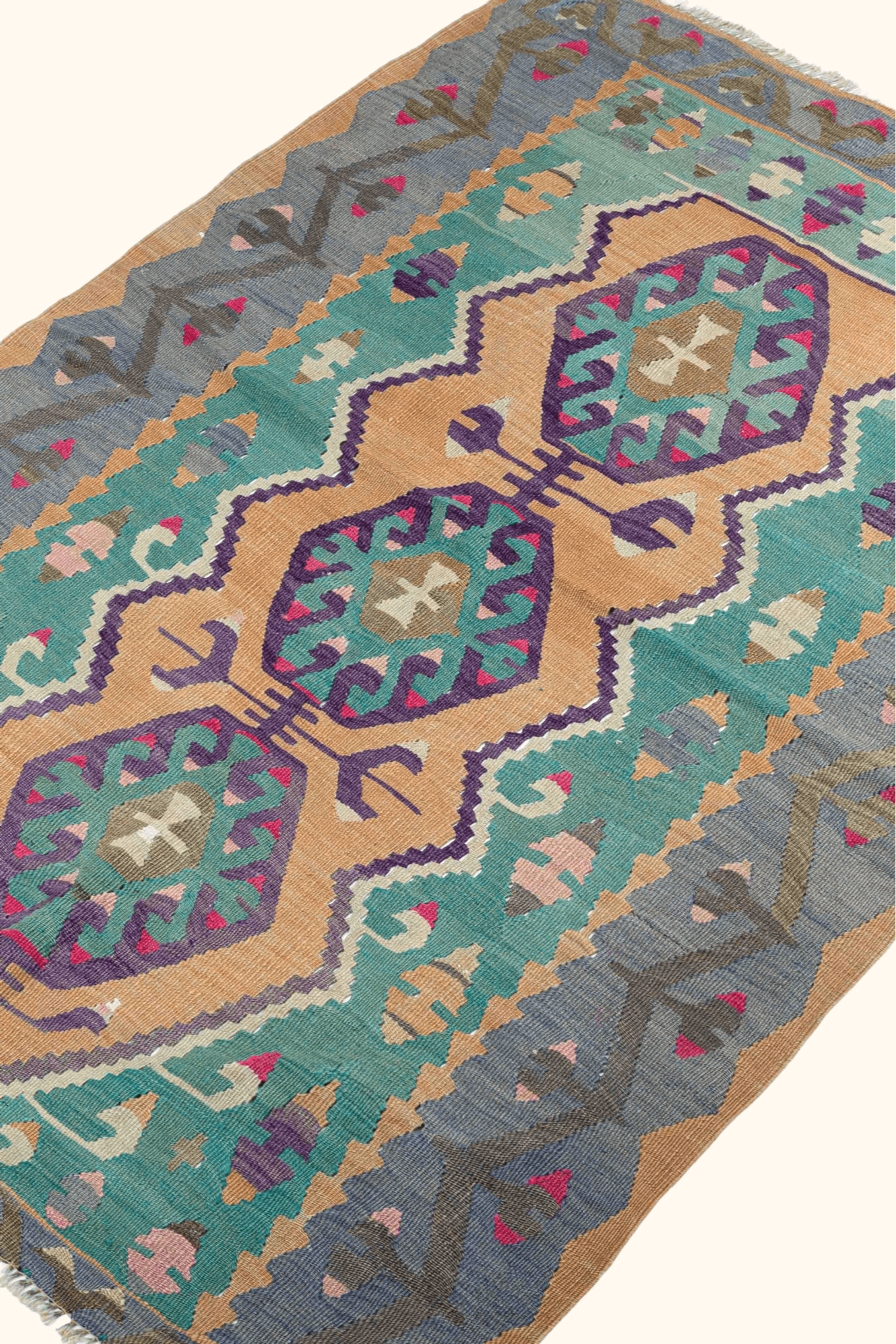 ESME Vintage Kelim Teppich 150cm x 106cm - Wild Heart Free Soul