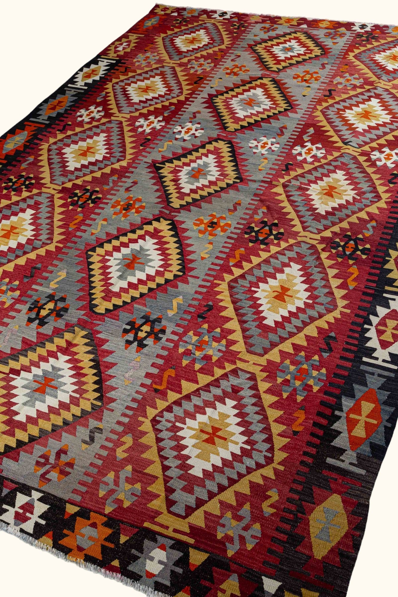 ESME Vintage Kelim Teppich 316x202cm - Wild Heart Free Soul