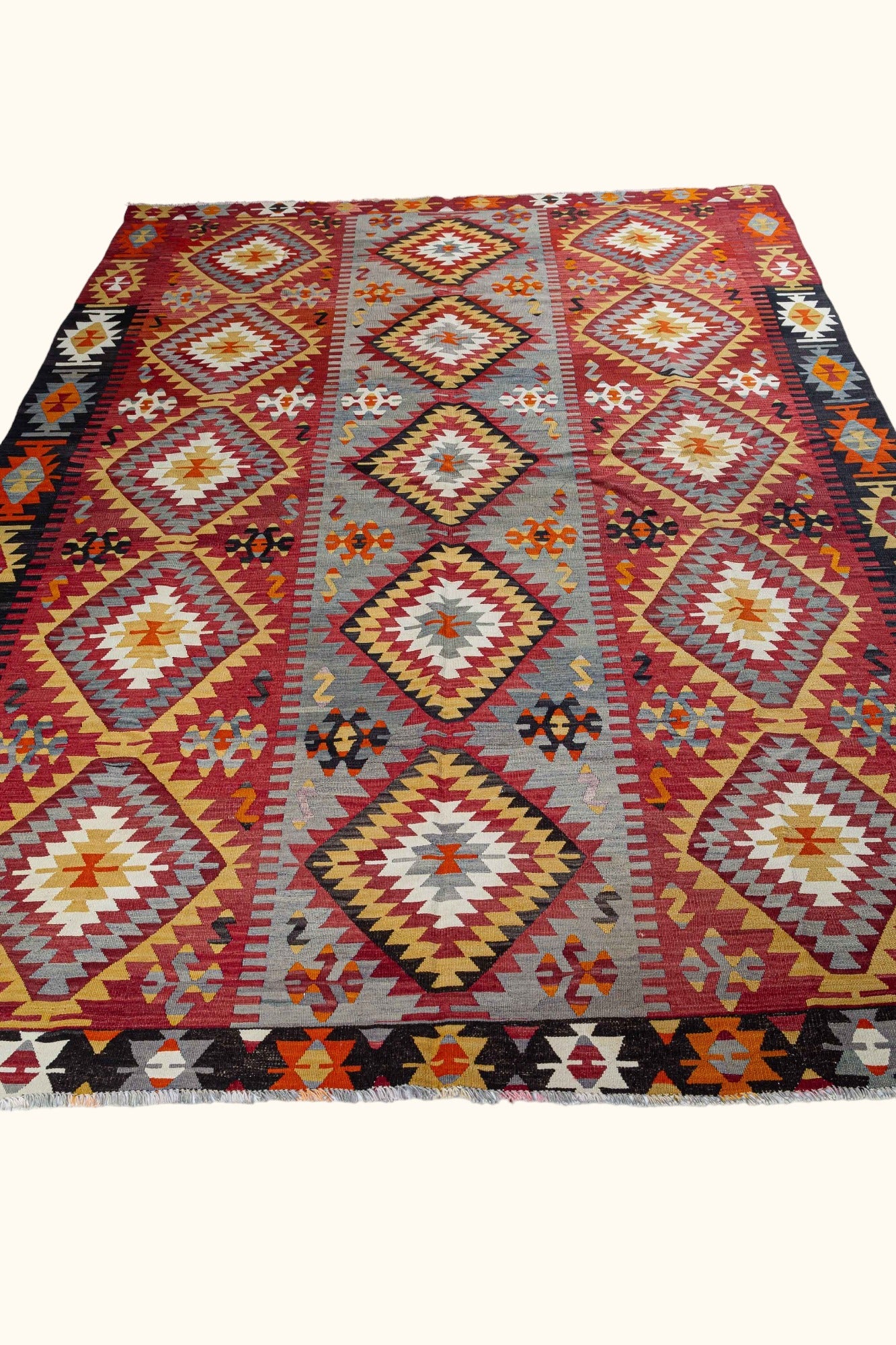 ESME Vintage Kelim Teppich 316x202cm - Wild Heart Free Soul