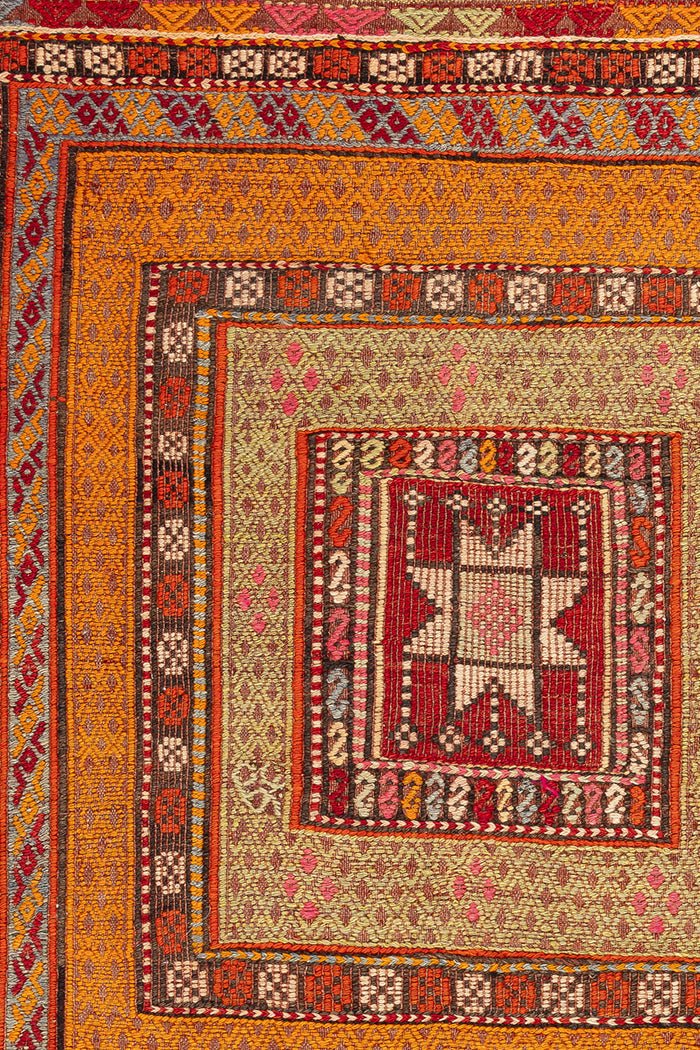 FETHİYE Vintage Cicim Kelim 194x192cm - Wild Heart Free Soul