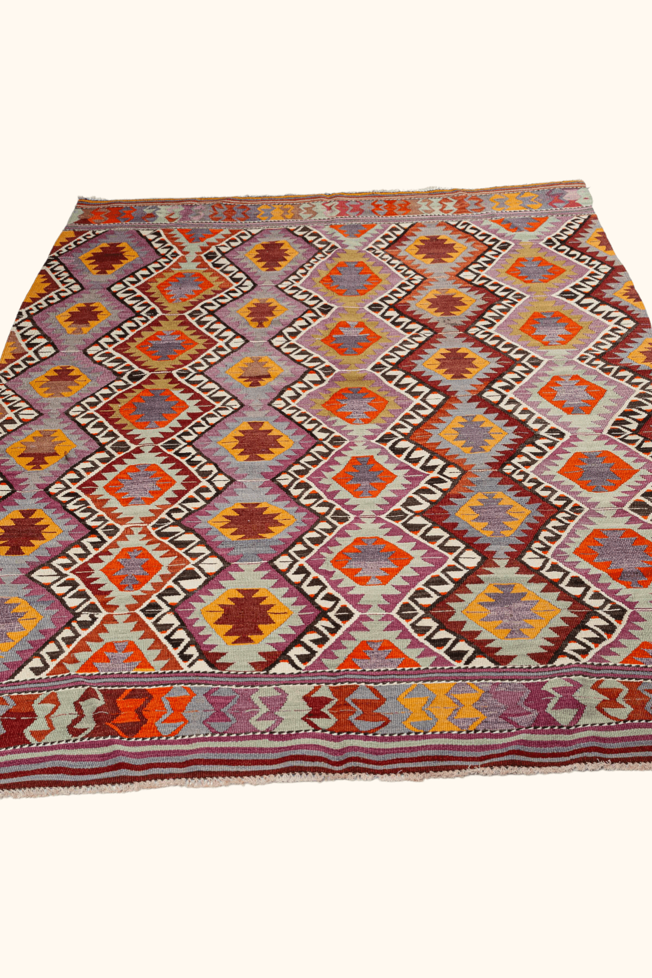FETHIYE Vintage Kelim 250cm x 176cm - Wild Heart Free Soul