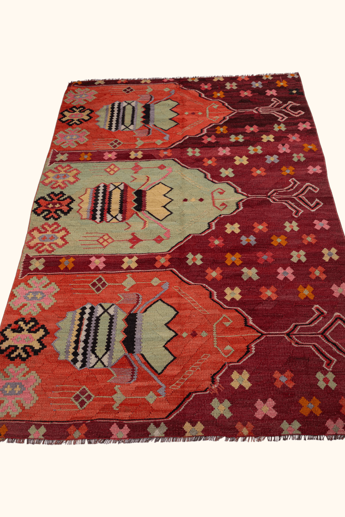 KARS Vintage Kelim 216x131cm - Wild Heart Free Soul