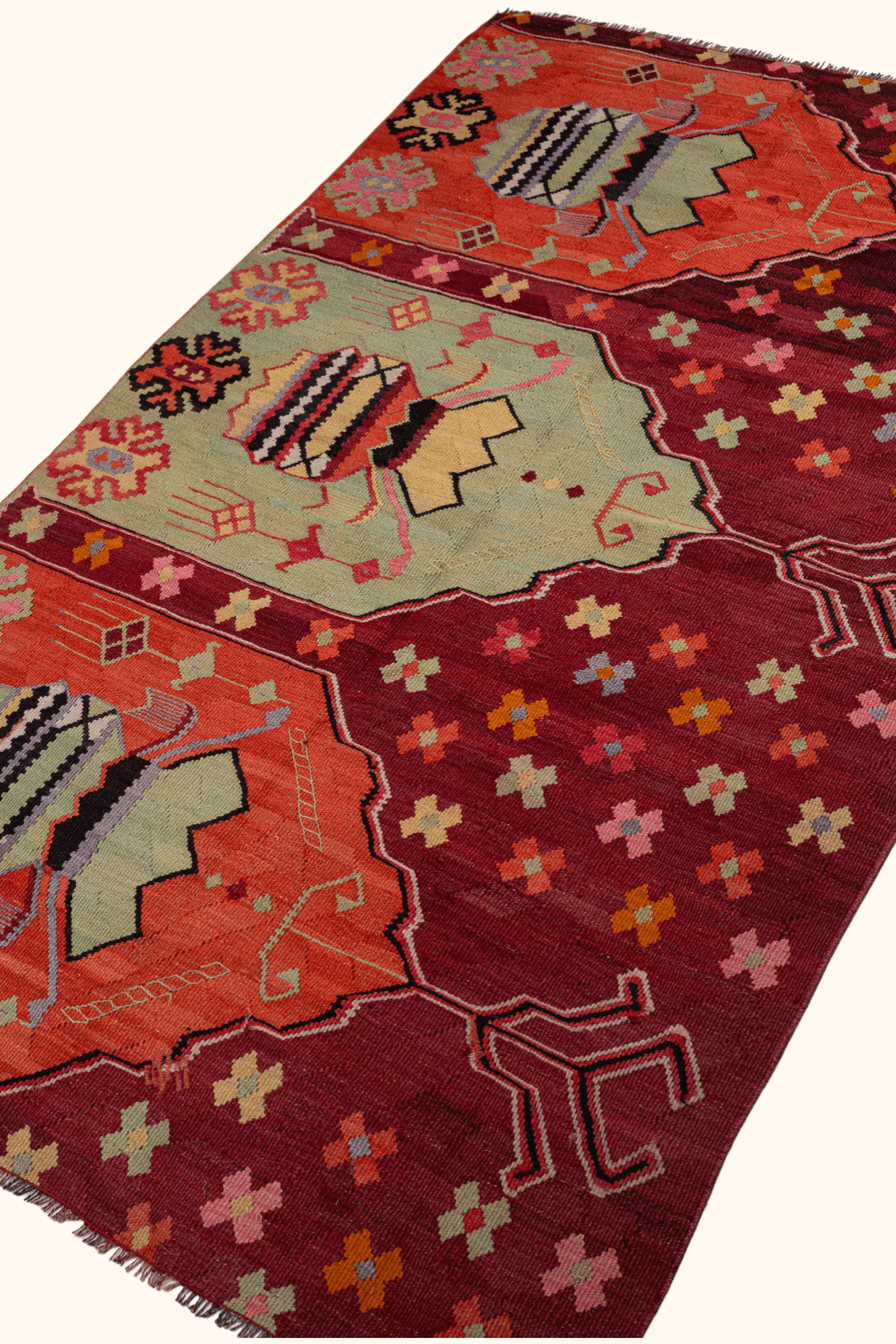 KARS Vintage Kelim 216x131cm - Wild Heart Free Soul