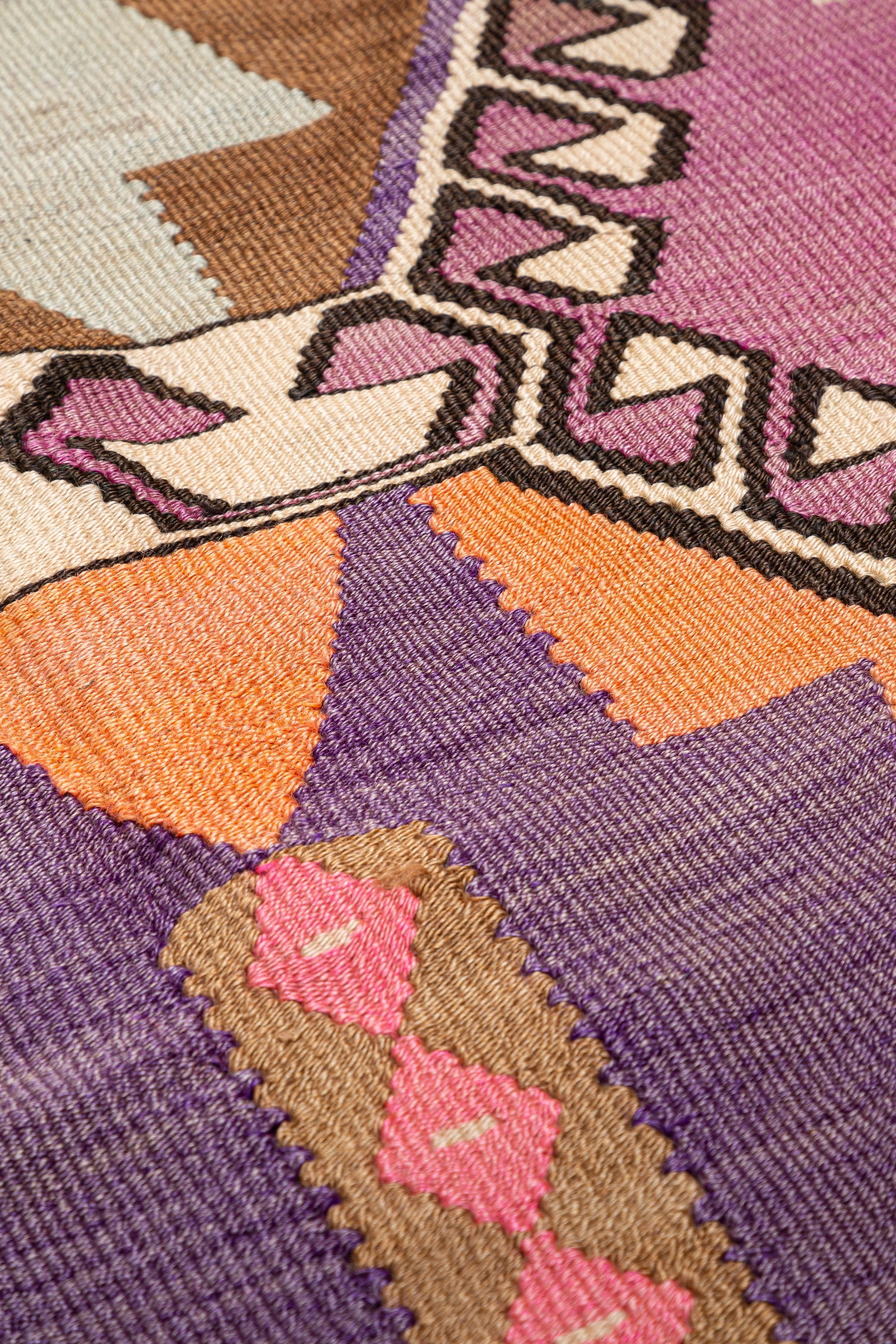 KARS Vintage Kelim Teppich 426cm x 138cm - Wild Heart Free Soul