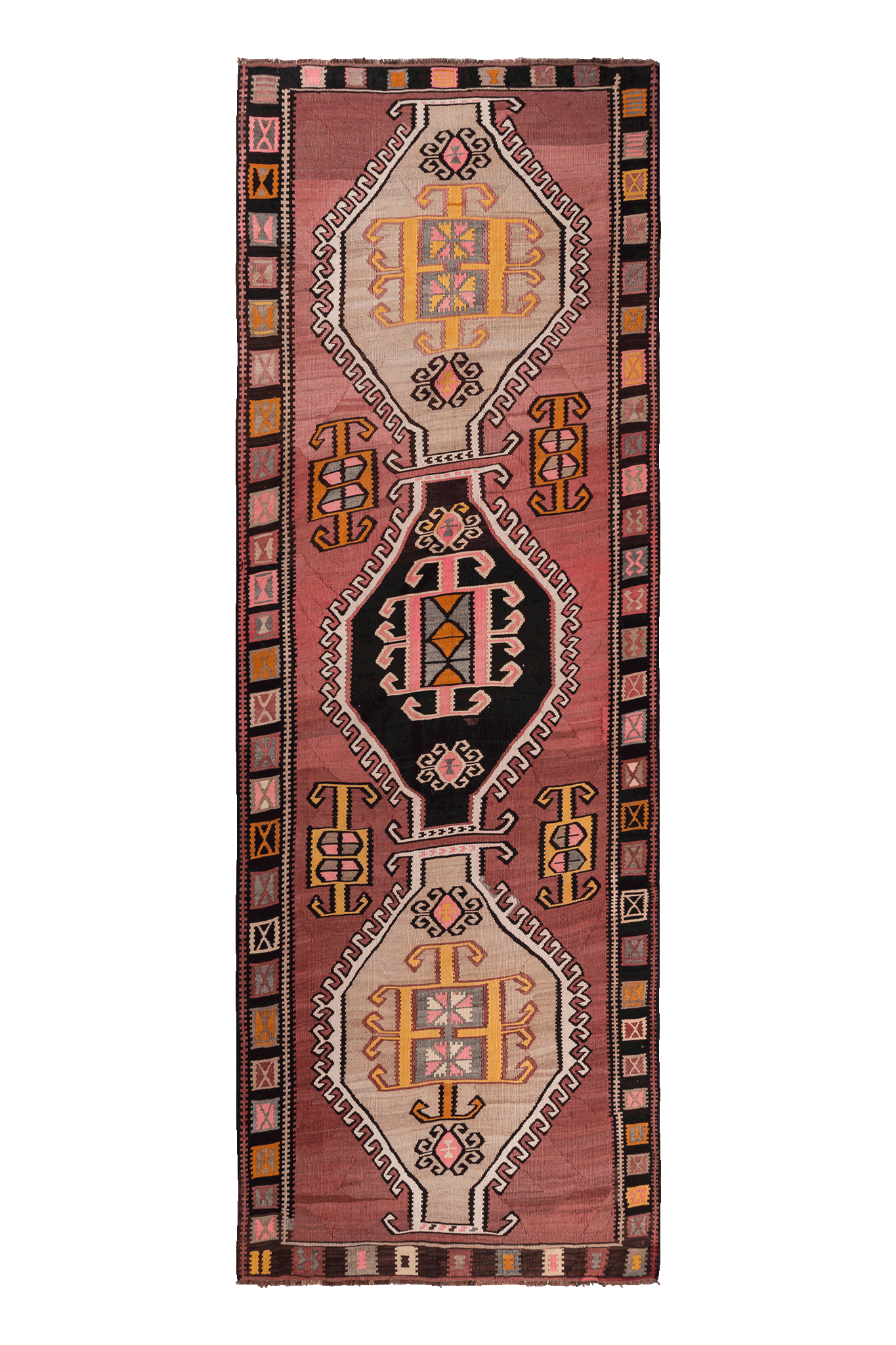 KARS VINTAGE KILIM 380x133cm - Wild Heart Free Soul