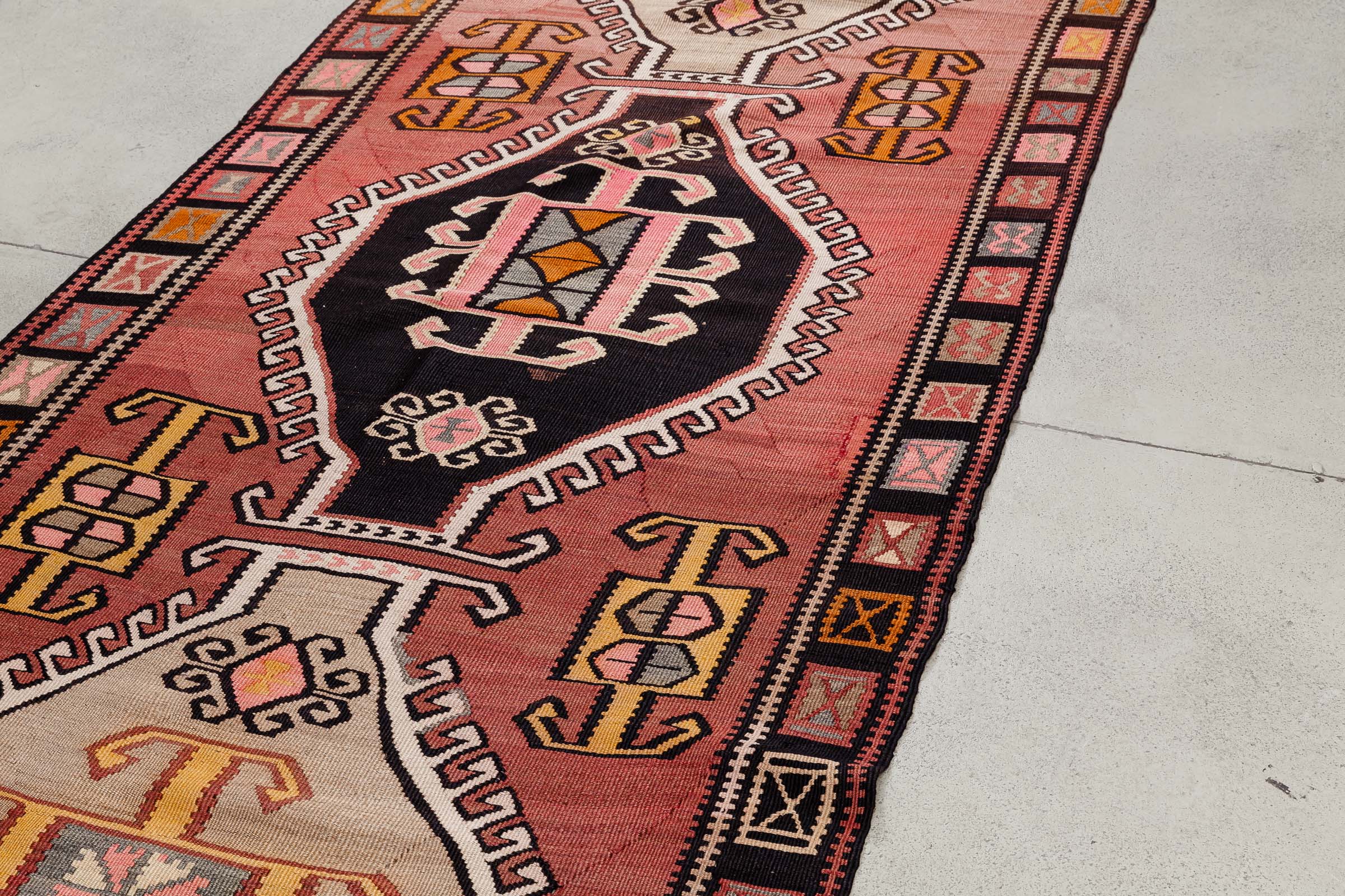 KARS VINTAGE KILIM 380x133cm - Wild Heart Free Soul