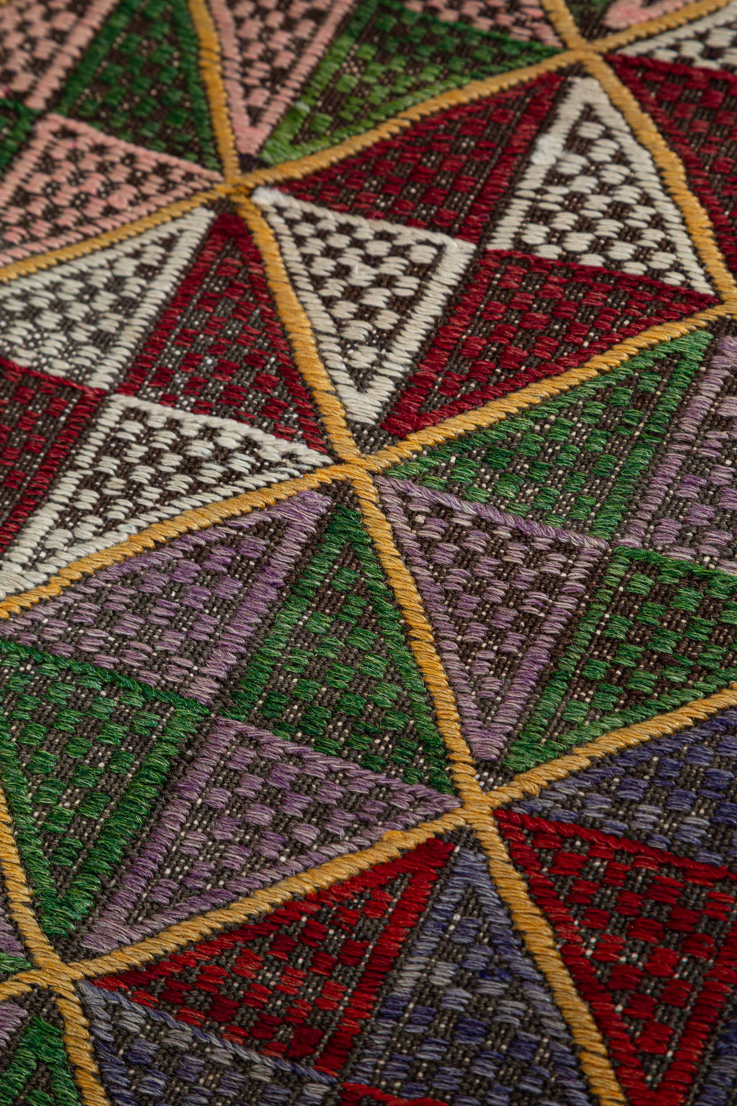 KAZAK Vintage Kelim Teppich 306x82cm - Wild Heart Free Soul