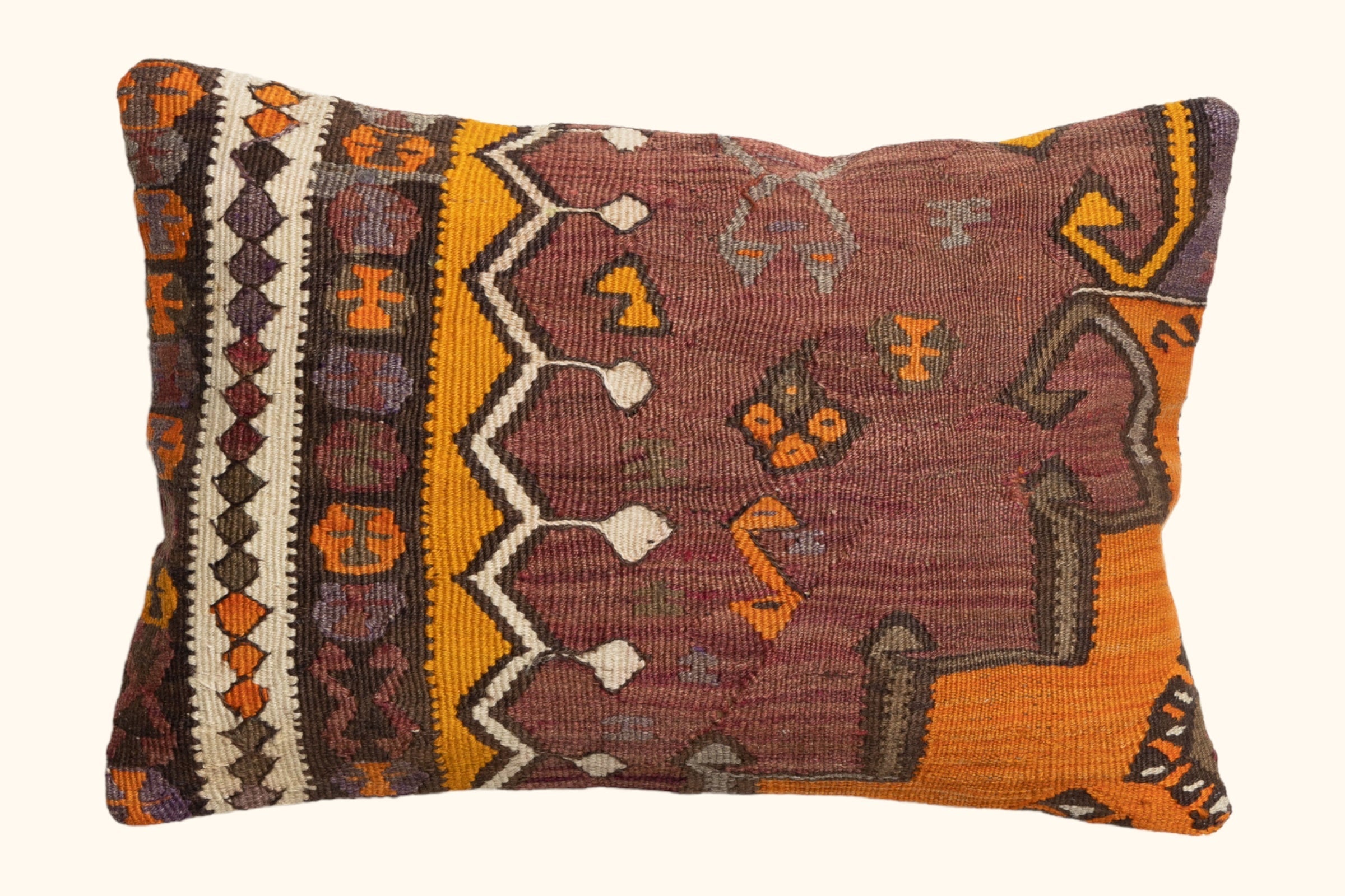 Kelim Kissen Candeğer 60x40cm - Wild Heart Free Soul