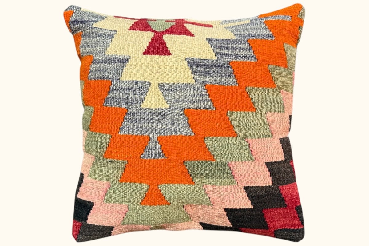 Kelim Kissen Gündüz 40x40cm - Wild Heart Free Soul