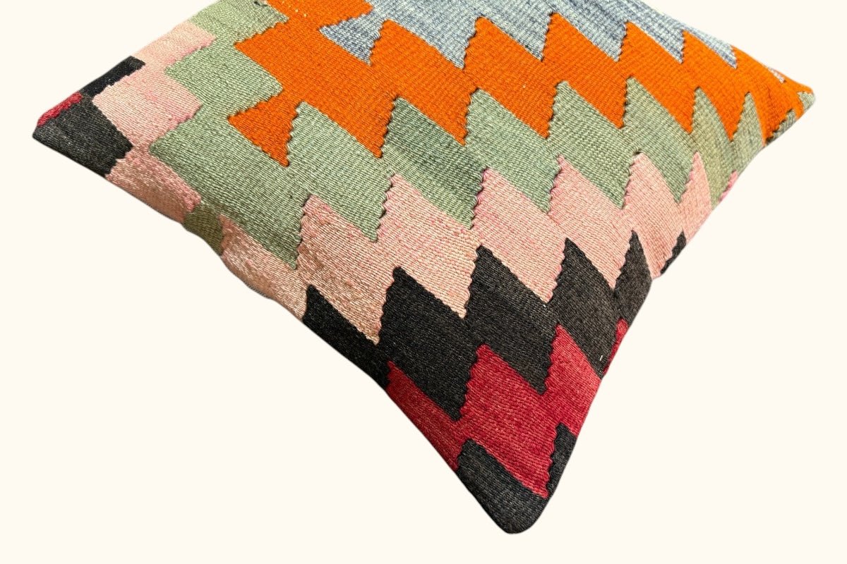 Kelim Kissen Gündüz 40x40cm - Wild Heart Free Soul