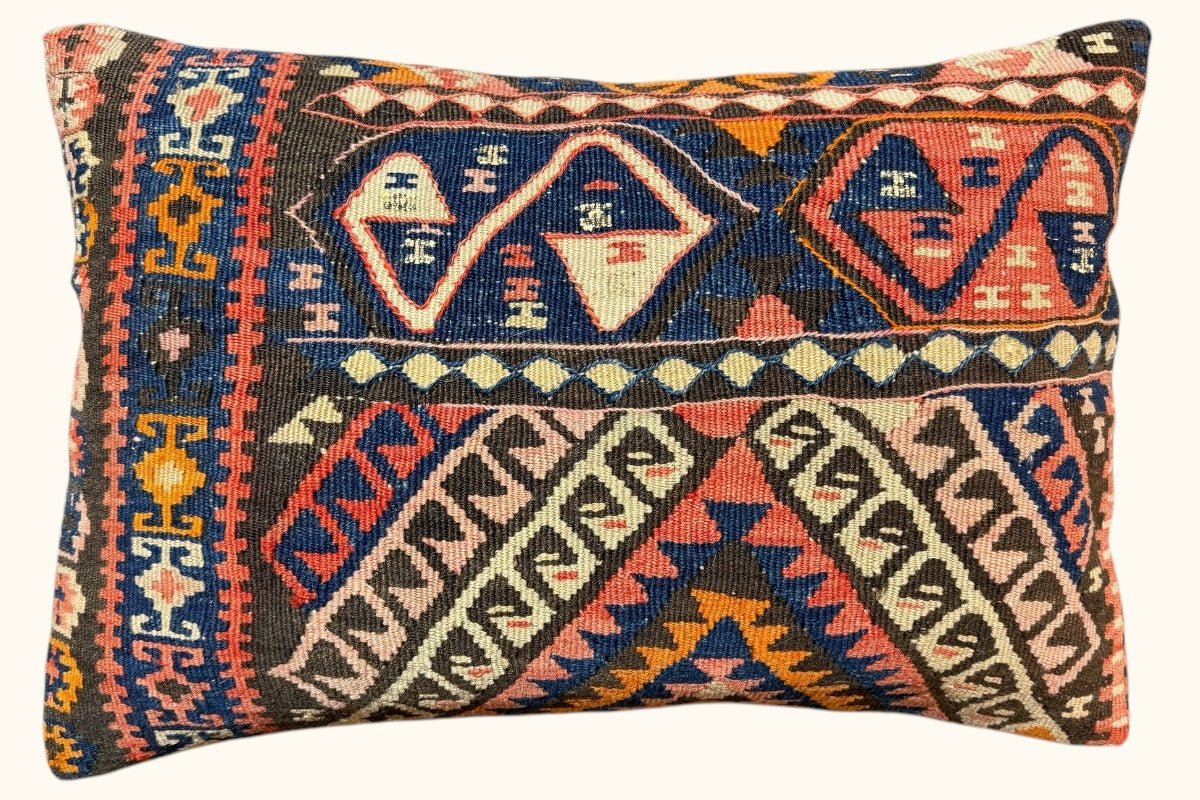 Kelim Kissen İpek 60x40cm - Wild Heart Free Soul