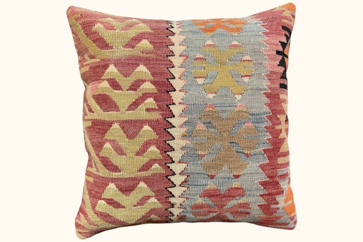 Kelim Kissen Kerime 50x50cm - Wild Heart Free Soul