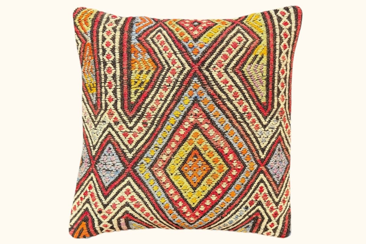 Kelim Kissen Zahide 40x40cm - Wild Heart Free Soul