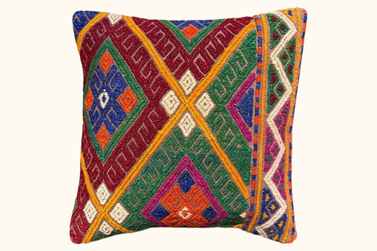 Kelim Kissen Zeliha 40x40cm - Wild Heart Free Soul