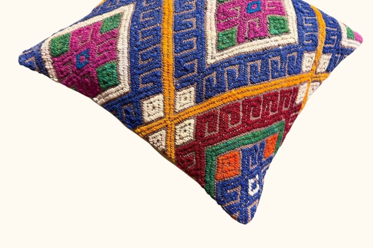 Kelim Kissen Ziya 40x40cm - Wild Heart Free Soul