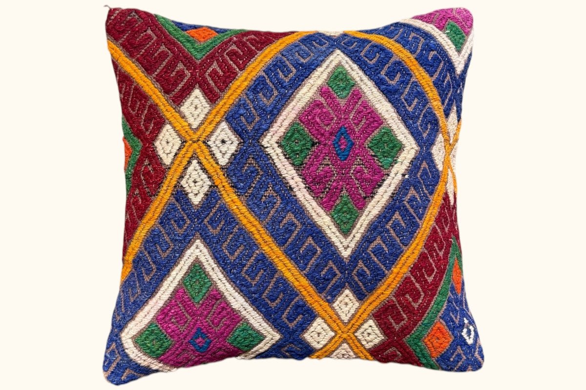 Kelim Kissen Ziya 40x40cm - Wild Heart Free Soul