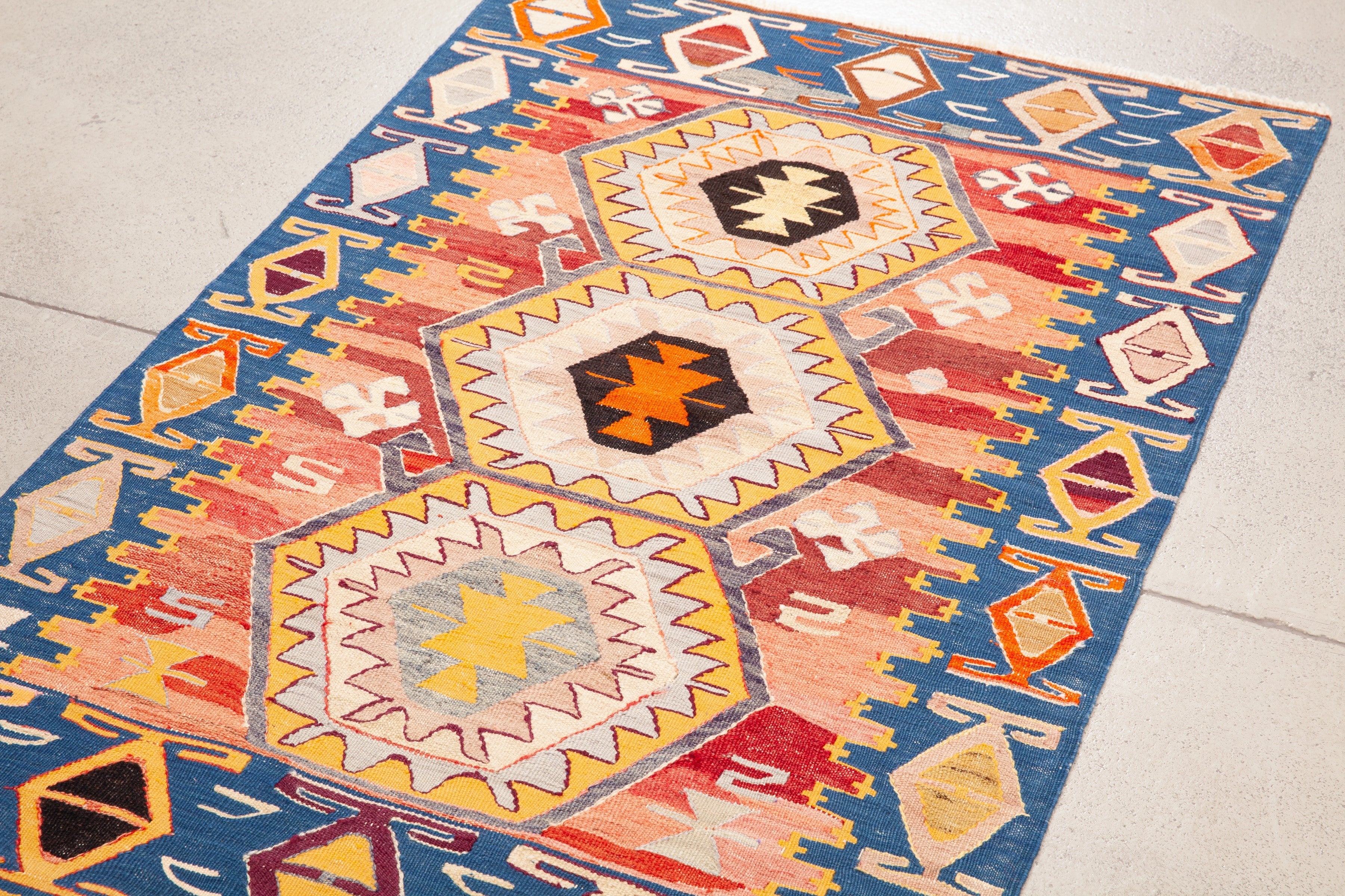 Kilim Indigo Spirit 142x92 cm - Wild Heart Free Soul