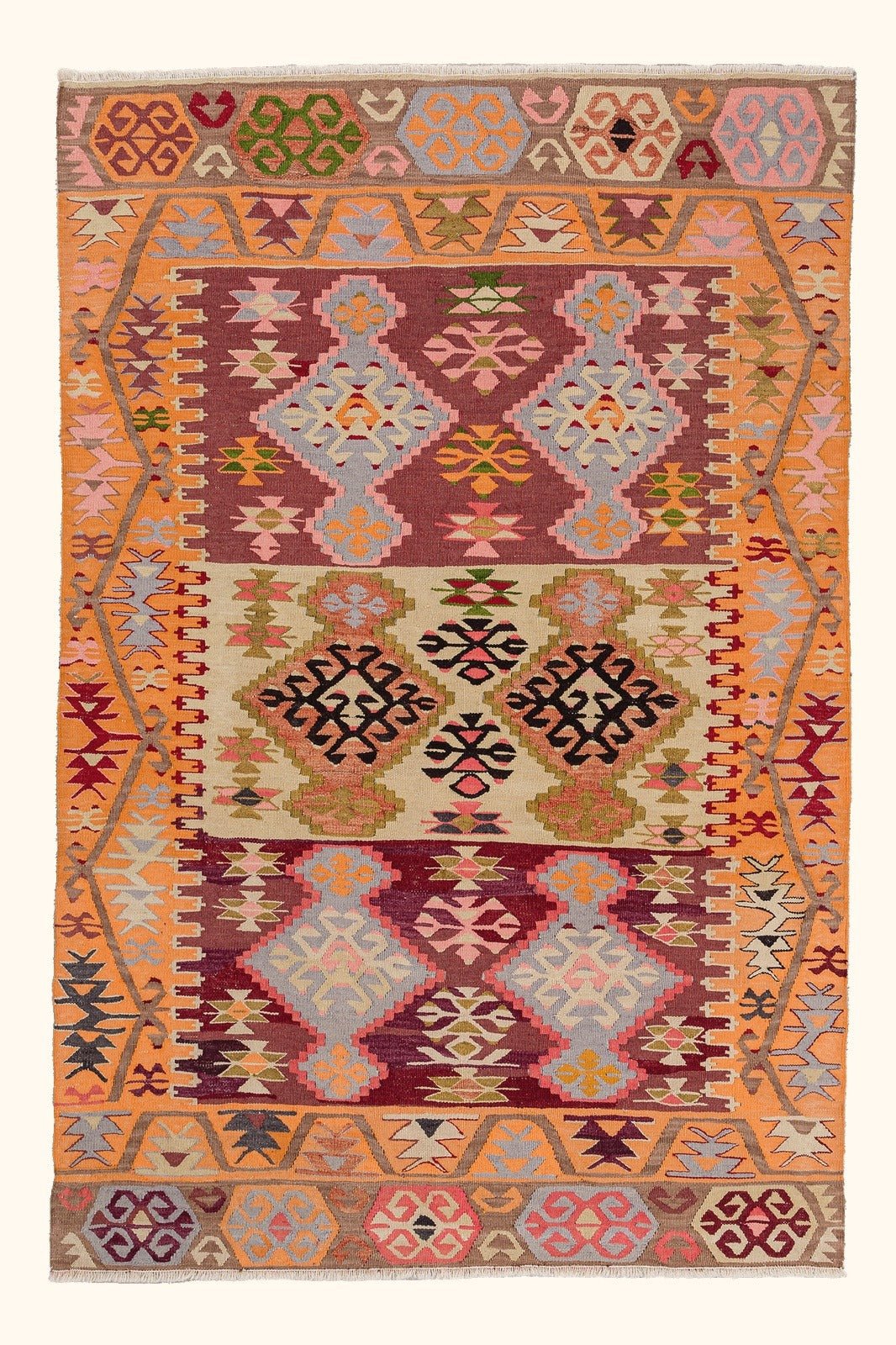 Kilim Peaches 181x120cm - Wild Heart Free Soul