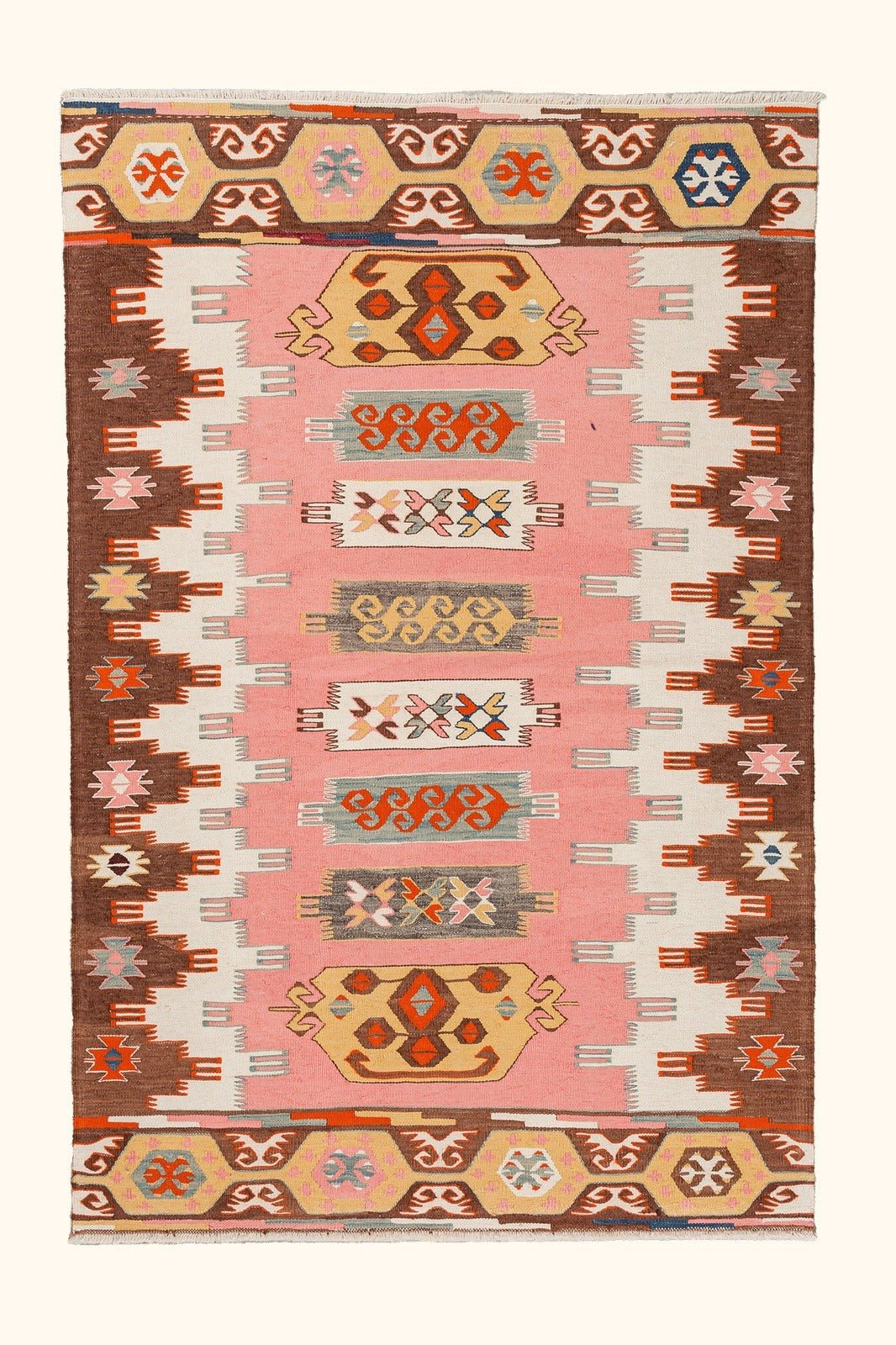 Kilim Pink Prayer 168x111cm - Wild Heart Free Soul
