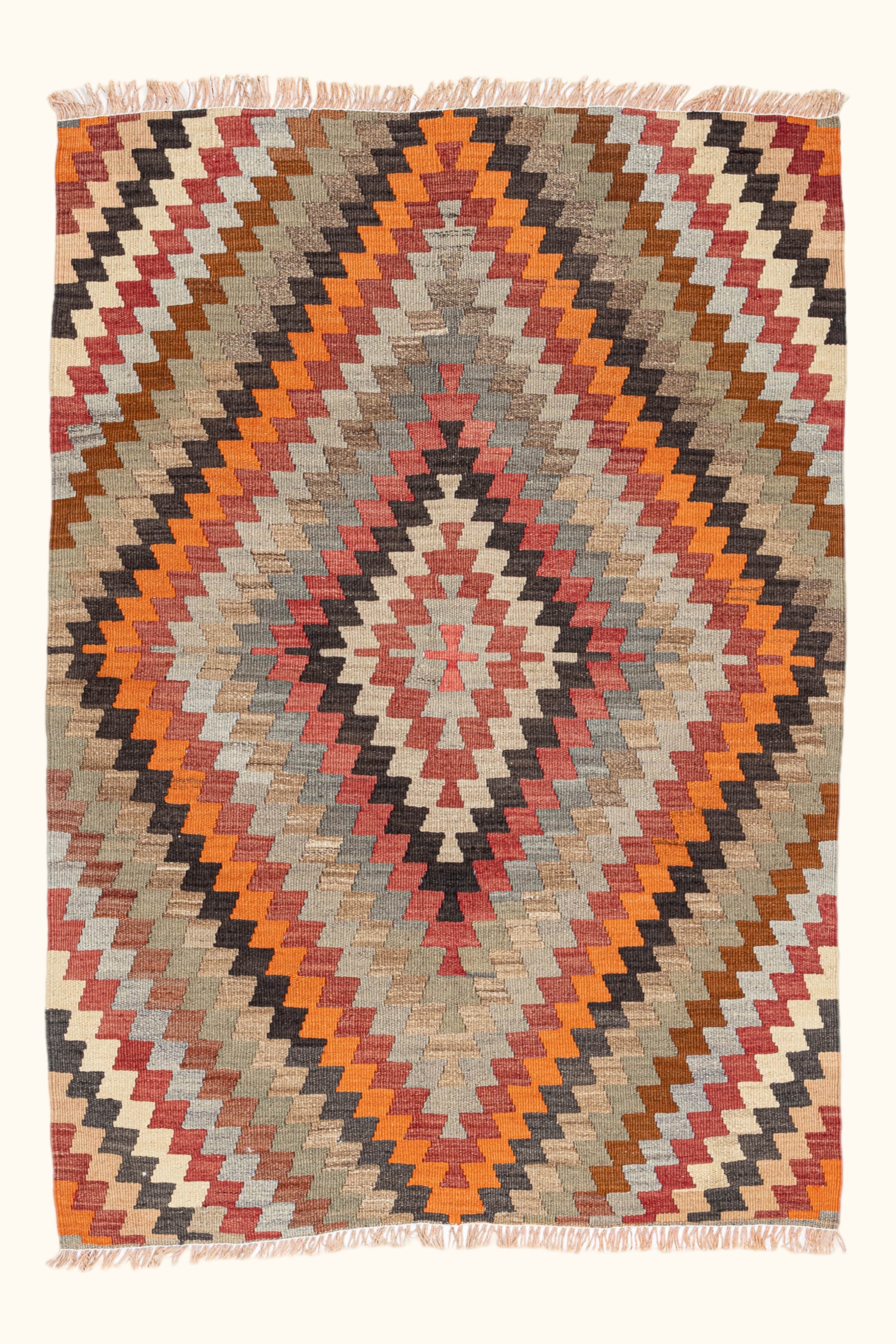 KONYA Vintage Kelim Teppich 130cm x 88cm - Wild Heart Free Soul