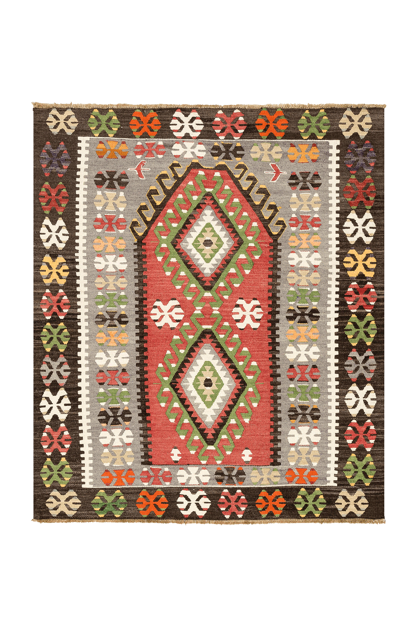 KULA Vintage Kilim 127x106cm - Wild Heart Free Soul