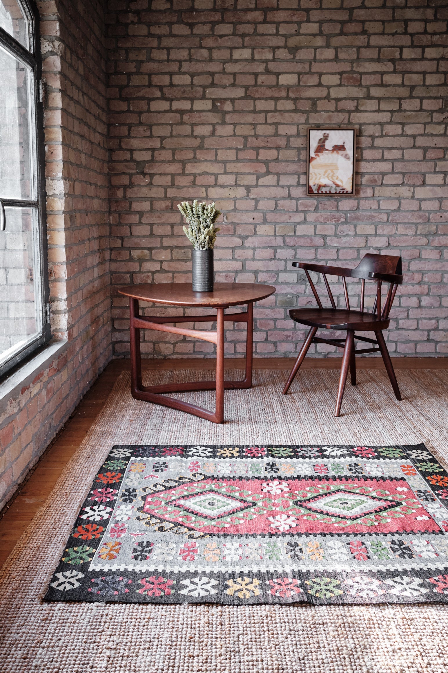 KULA Vintage Kilim 127x106cm - Wild Heart Free Soul