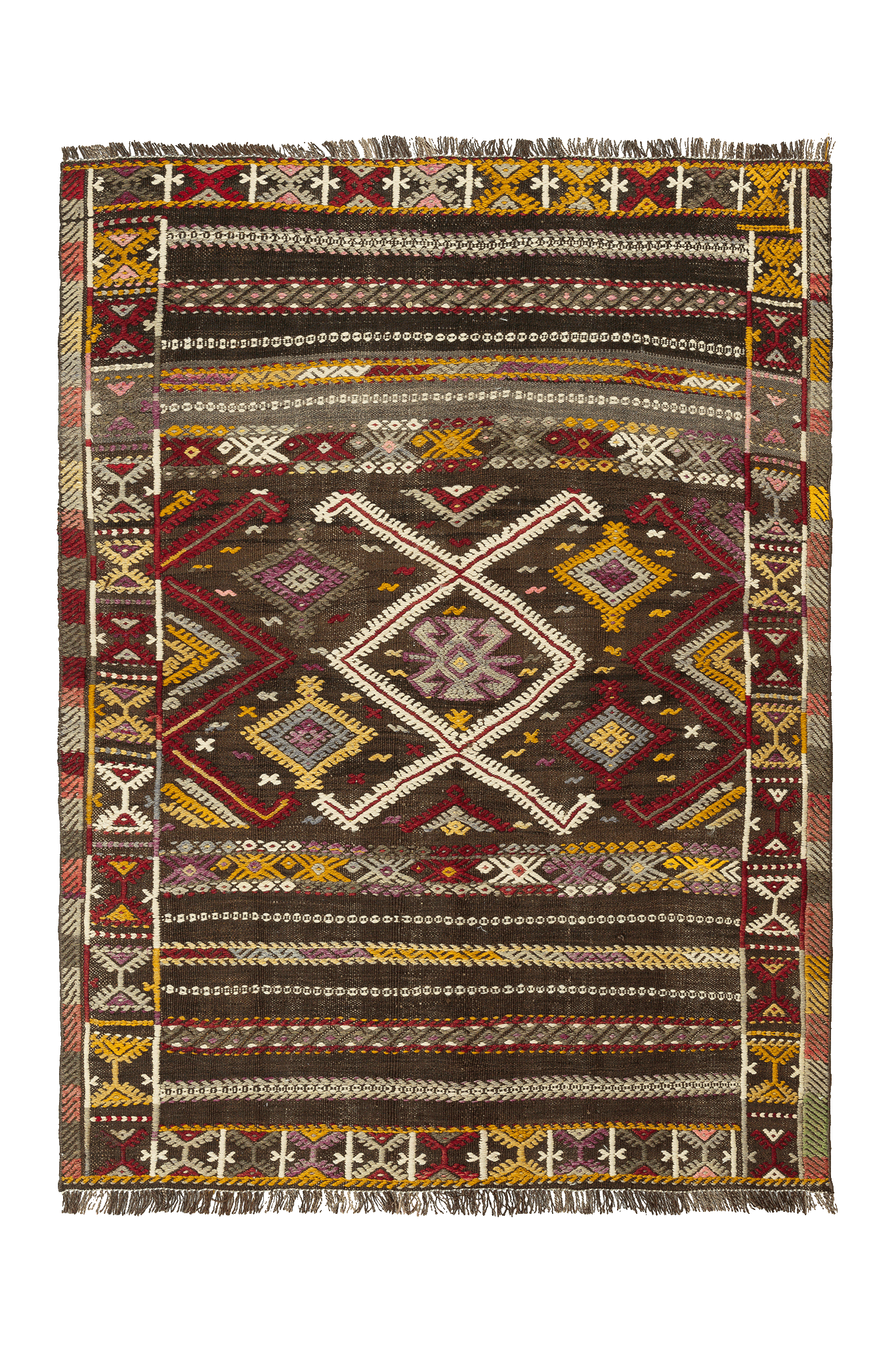 KÜTAHYA Vintage Cicim Kelim 144x107cm - Wild Heart Free Soul