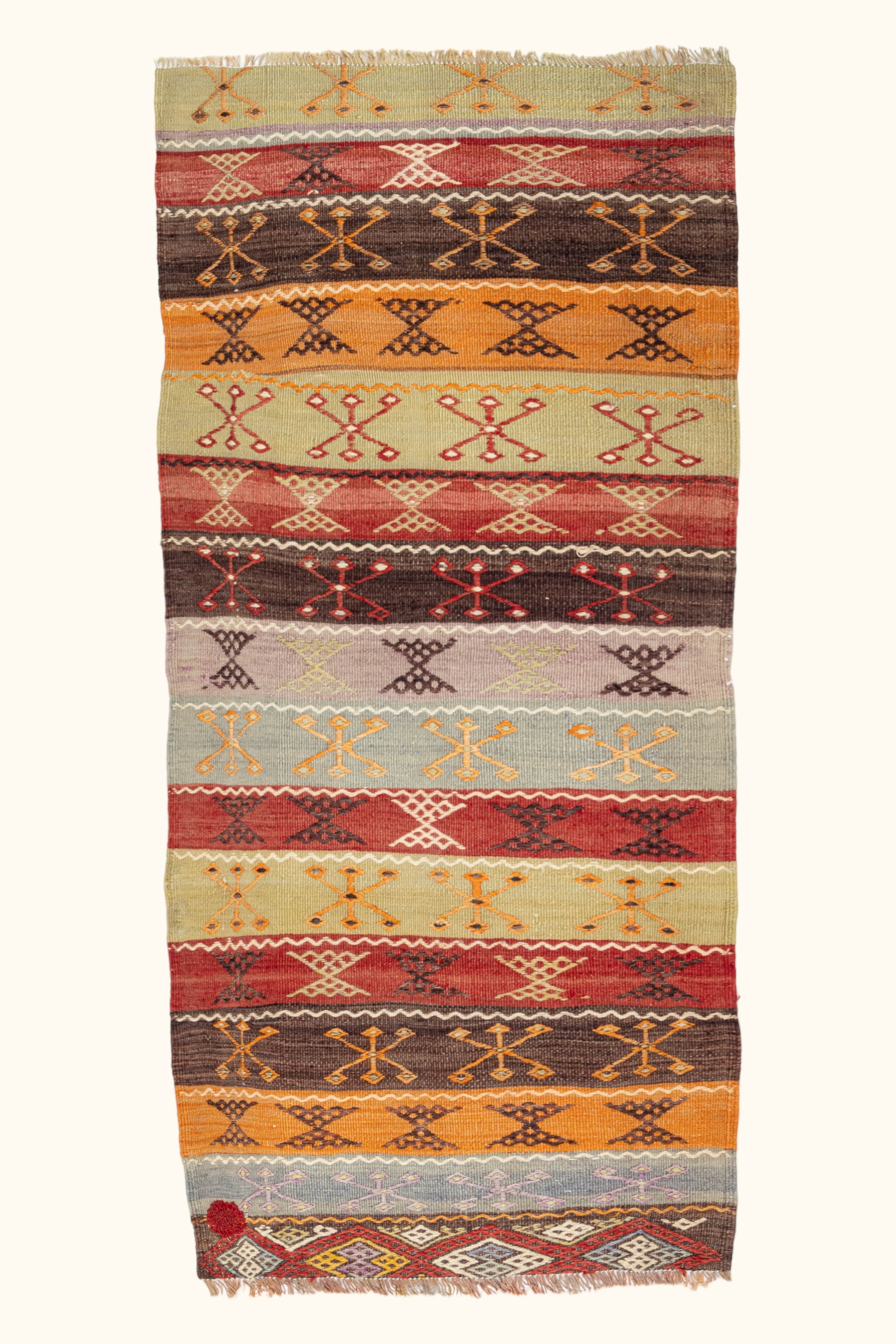 MARAS Vintage Kelim Teppich 179cm x 77cm - Wild Heart Free Soul