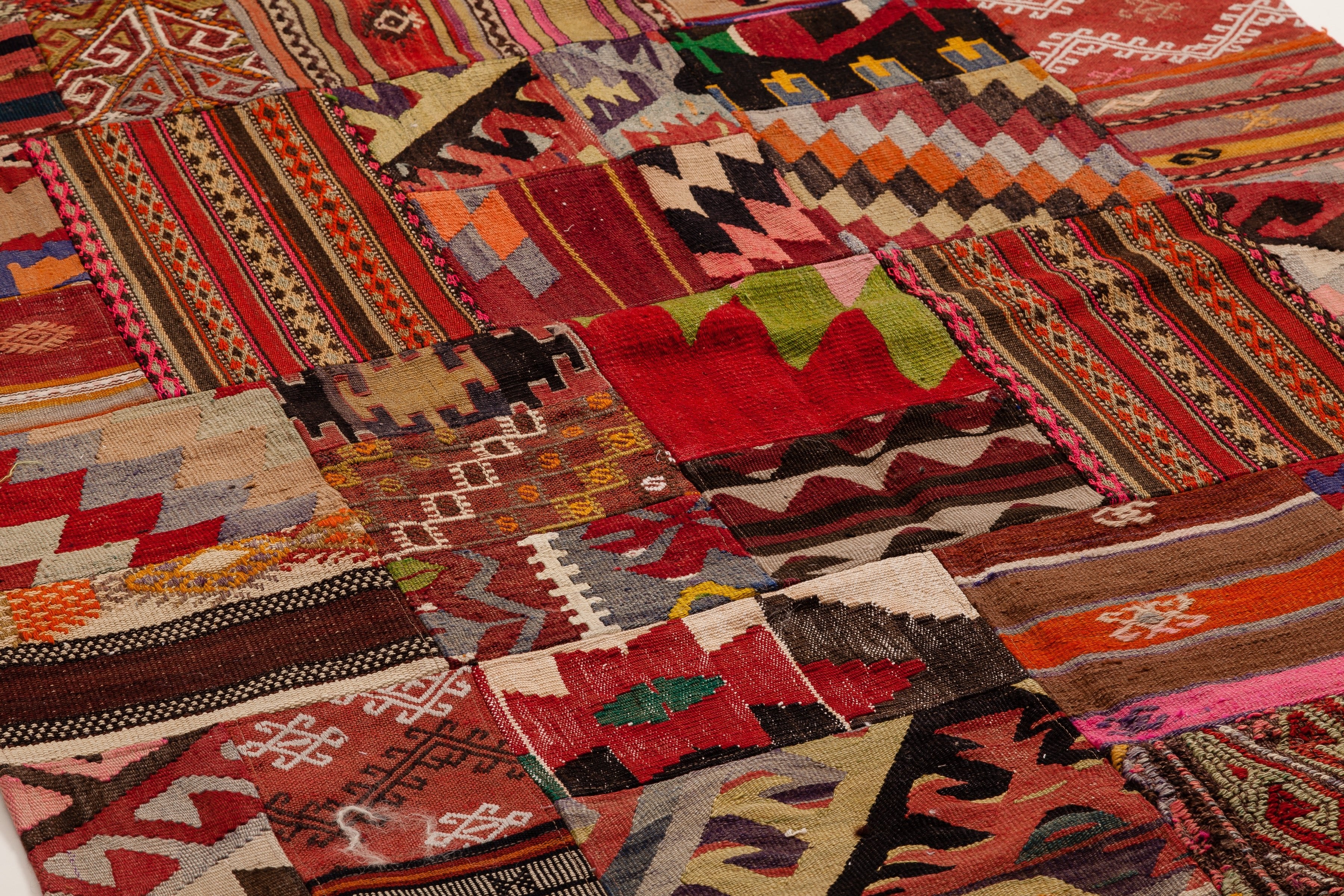 Patchwork Vintage Kilim Istanbul, Anatolia 197x136cm - Wild Heart Free Soul