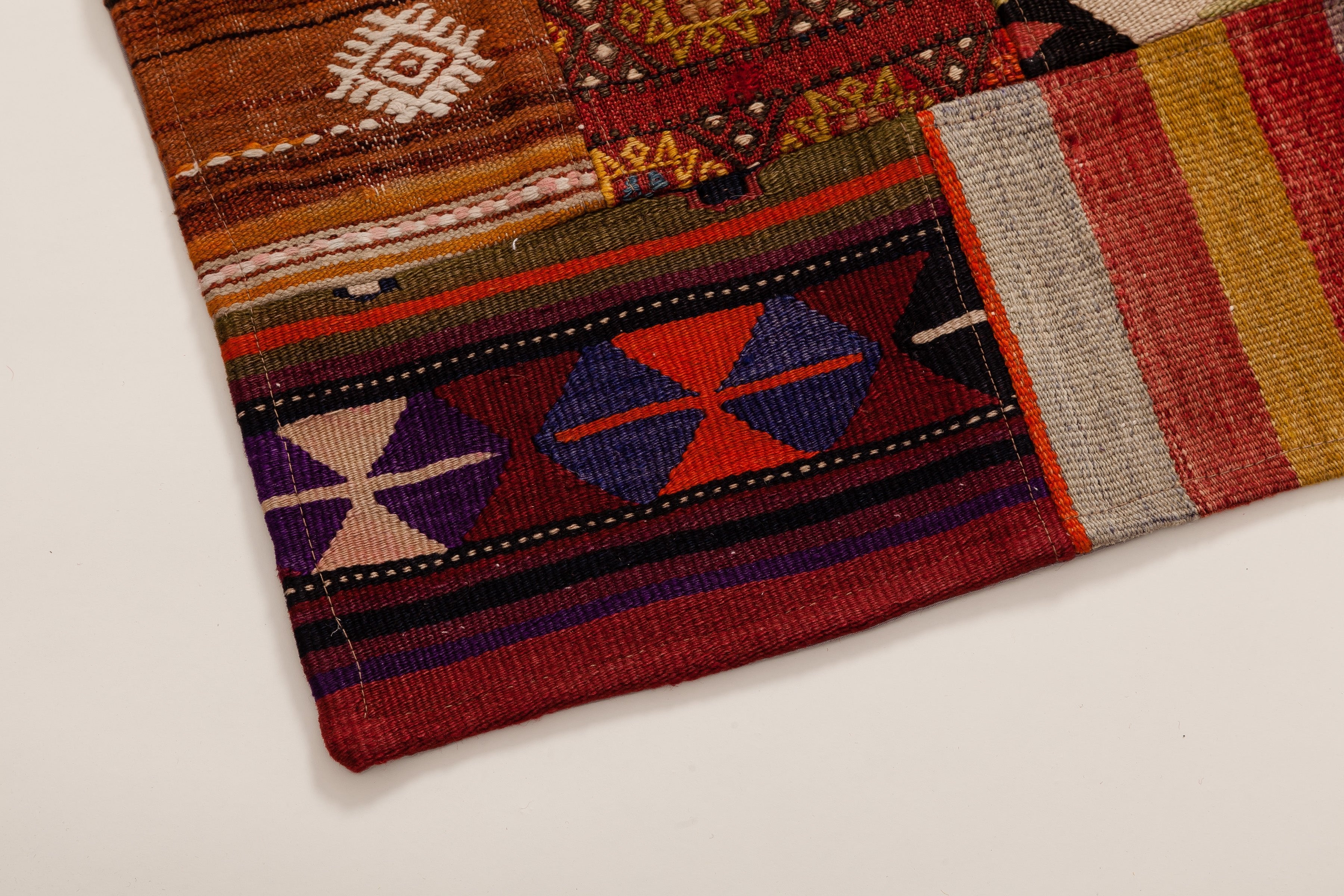 Patchwork Vintage Kilim Istanbul, Anatolia 197x136cm - Wild Heart Free Soul