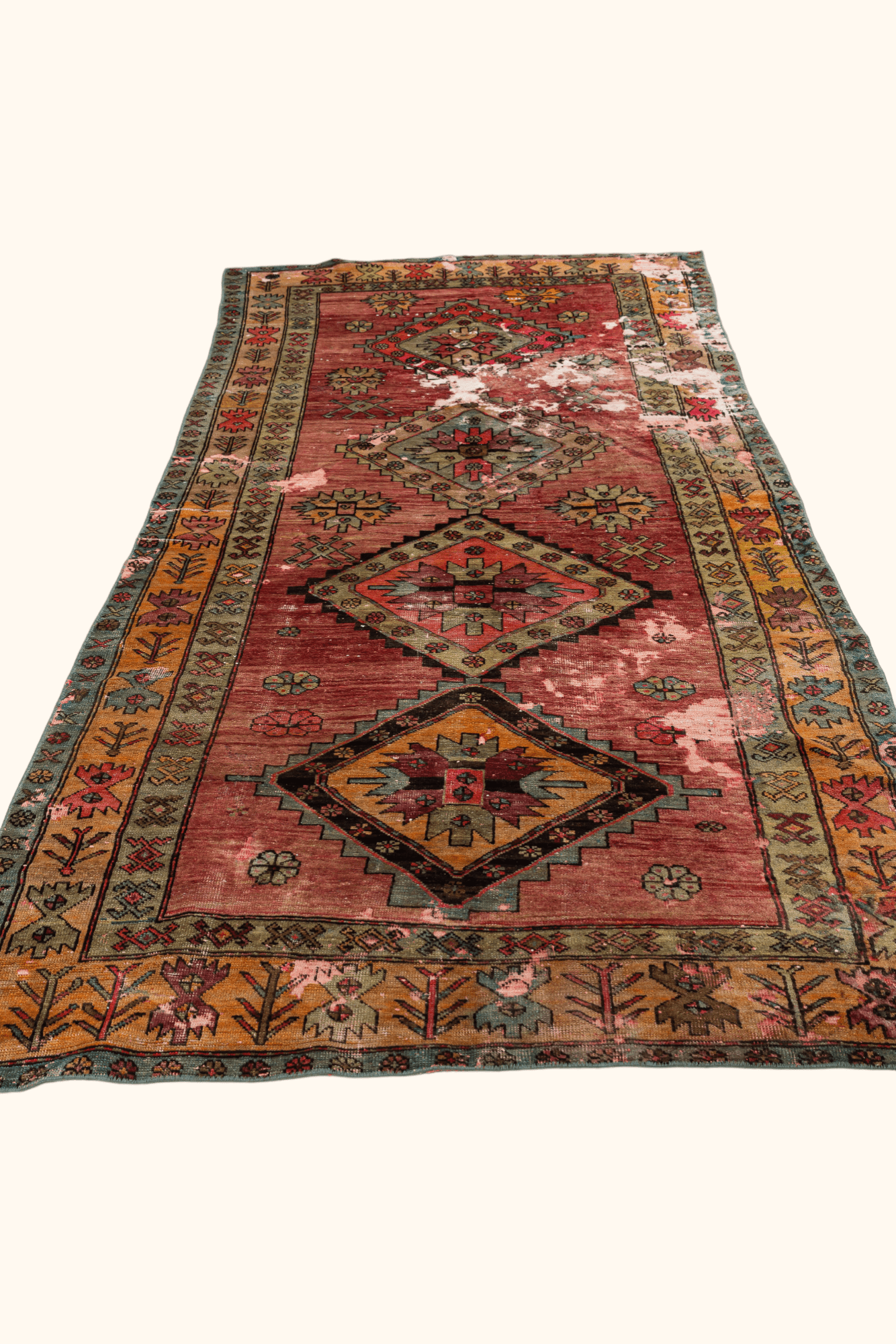 RUSSIA Vintage Kelim 302x142cm - Wild Heart Free Soul