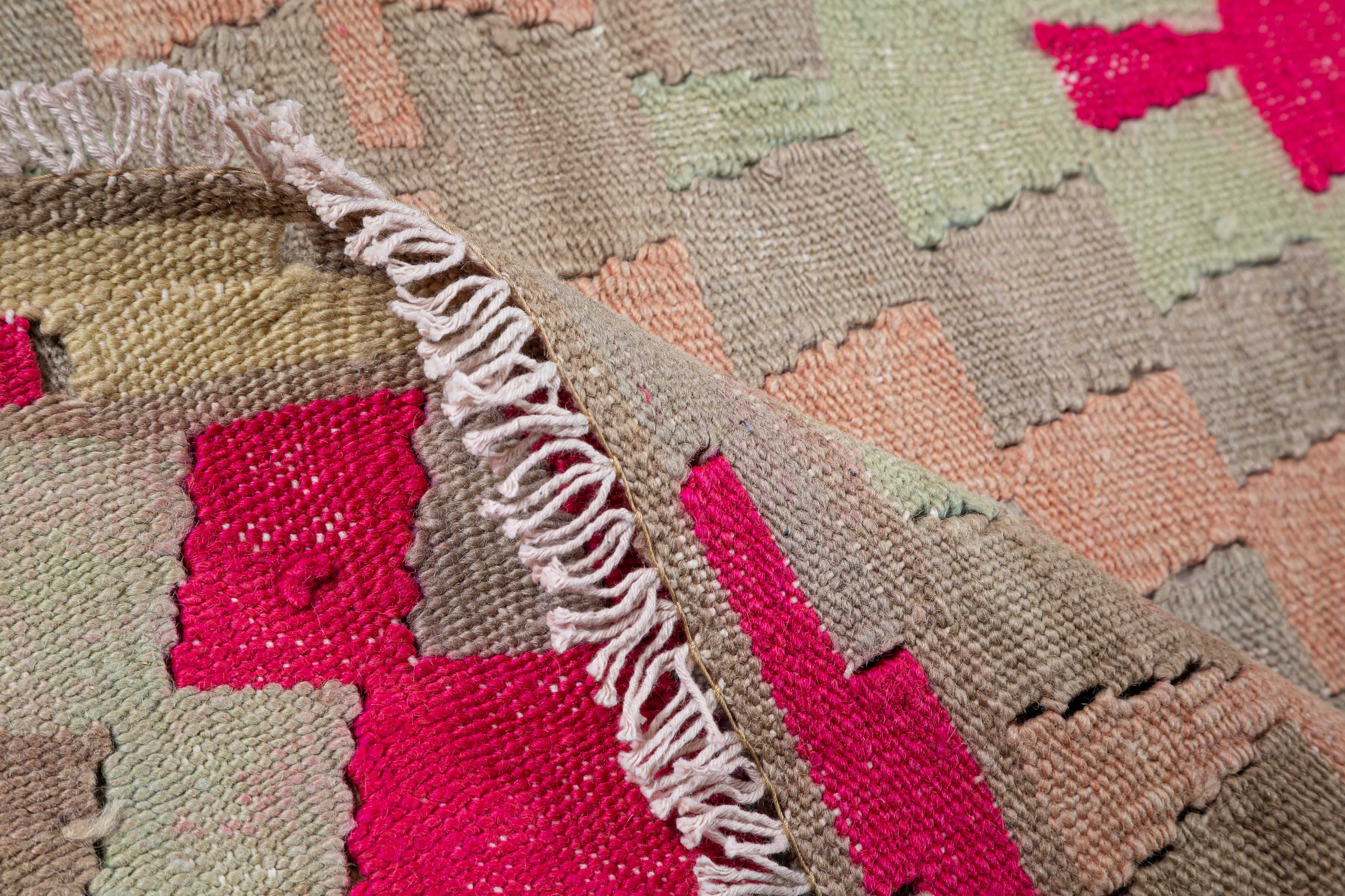 SEYITGAZI Vintage Kelim Teppich 324cm x 198cm - Wild Heart Free Soul