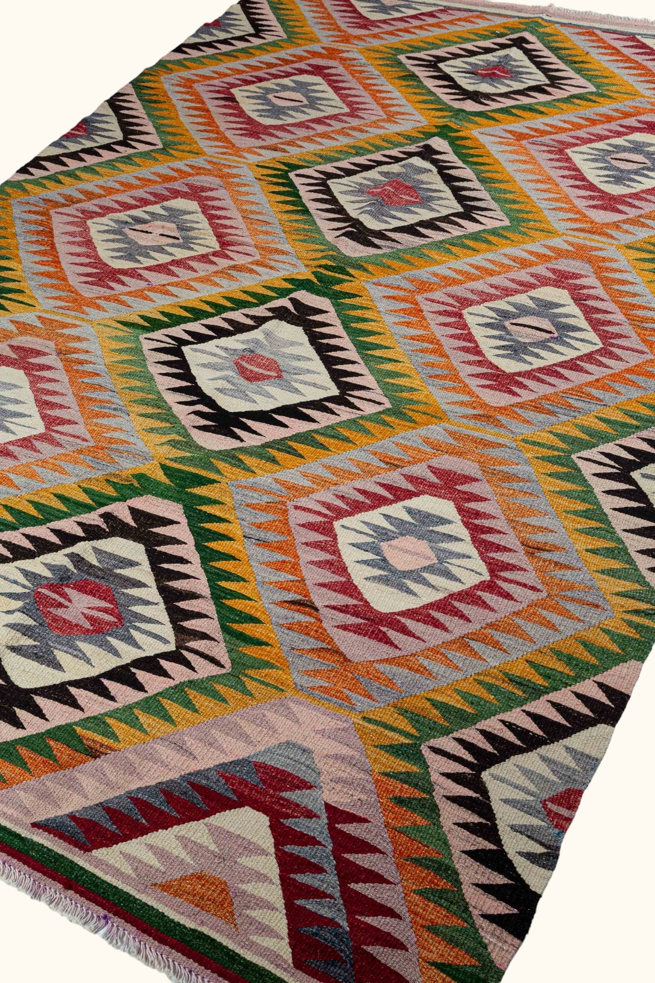 TAVAS Vintage Kelim 292x182cm - Wild Heart Free Soul