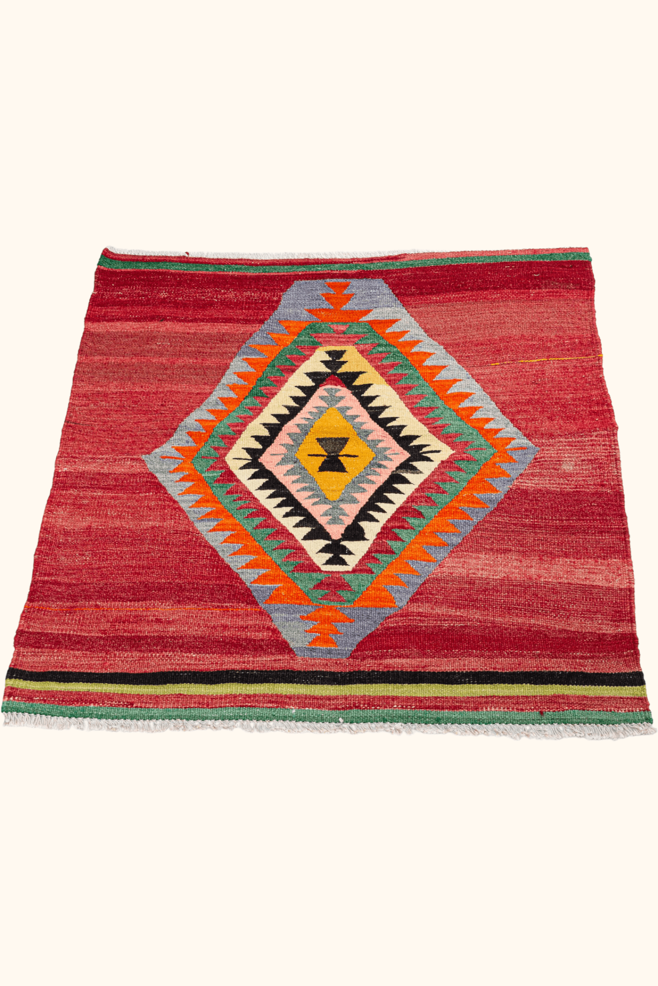 TAVAS Vintage Kelim 82x77cm - Wild Heart Free Soul