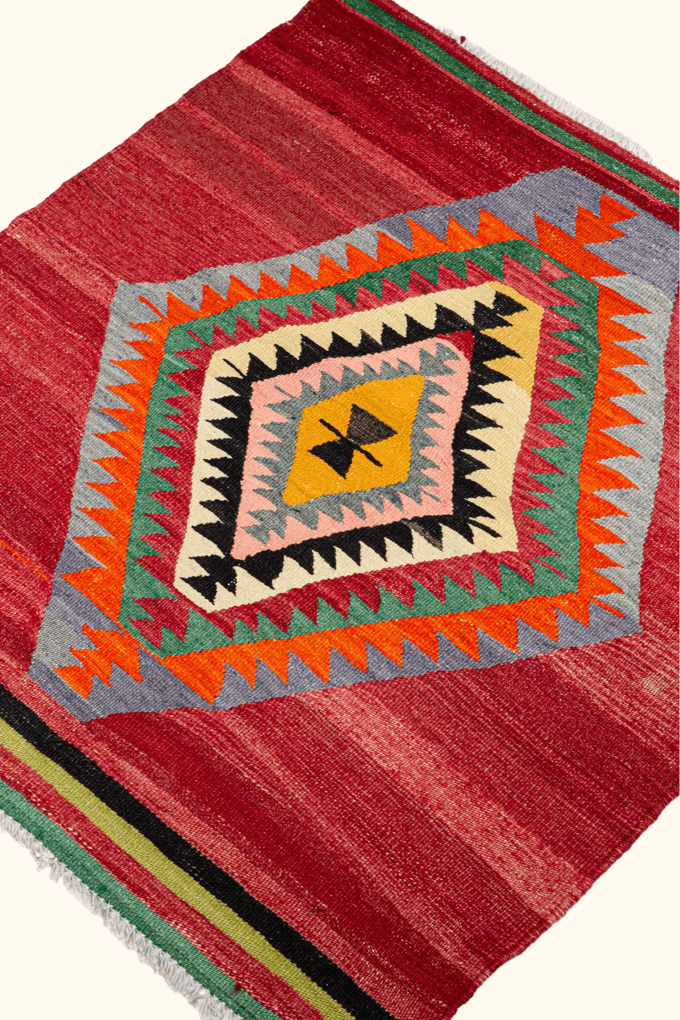 TAVAS Vintage Kelim 82x77cm - Wild Heart Free Soul