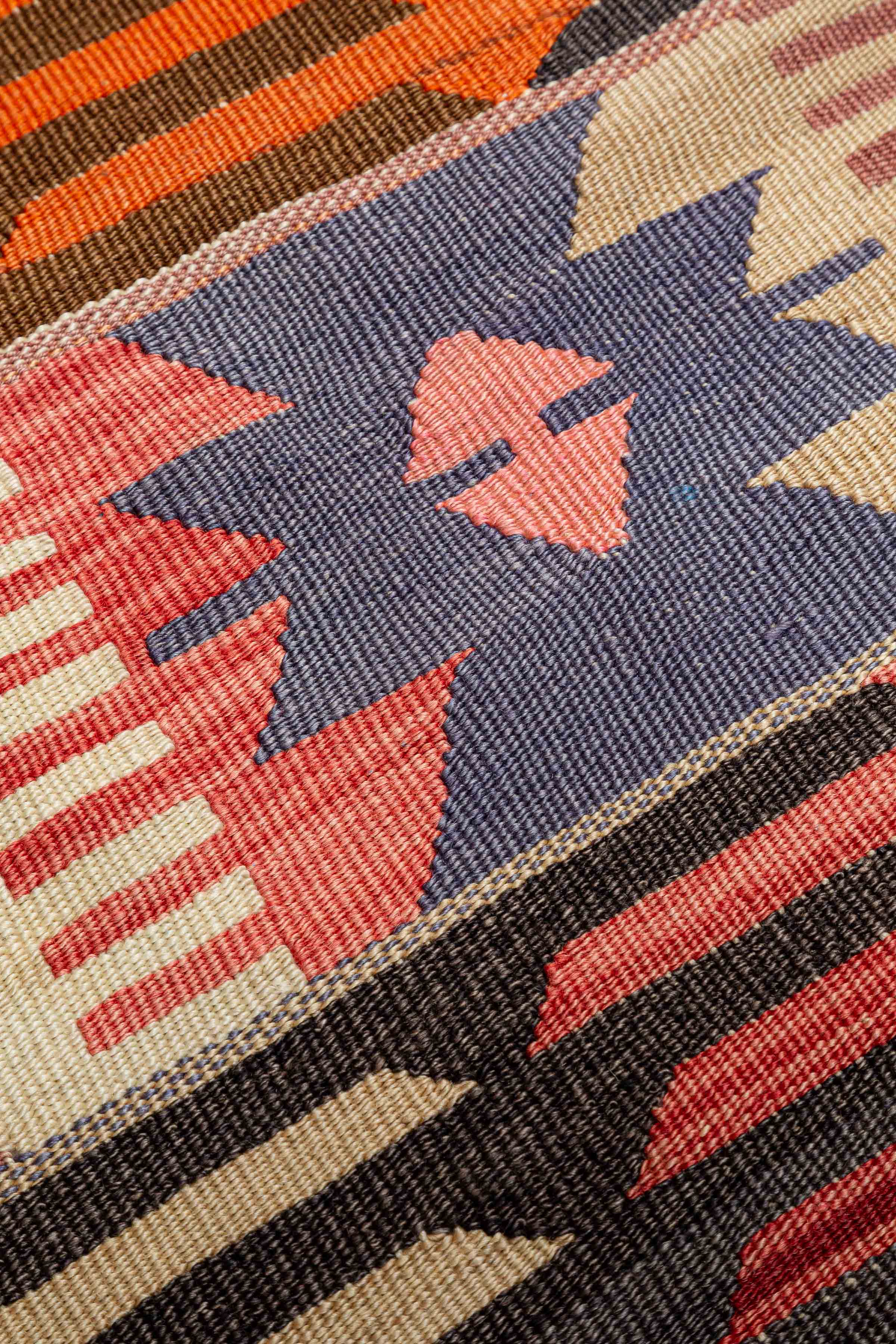 TAVAS Vintage Kelim Teppich 318cm x 192cm - Wild Heart Free Soul