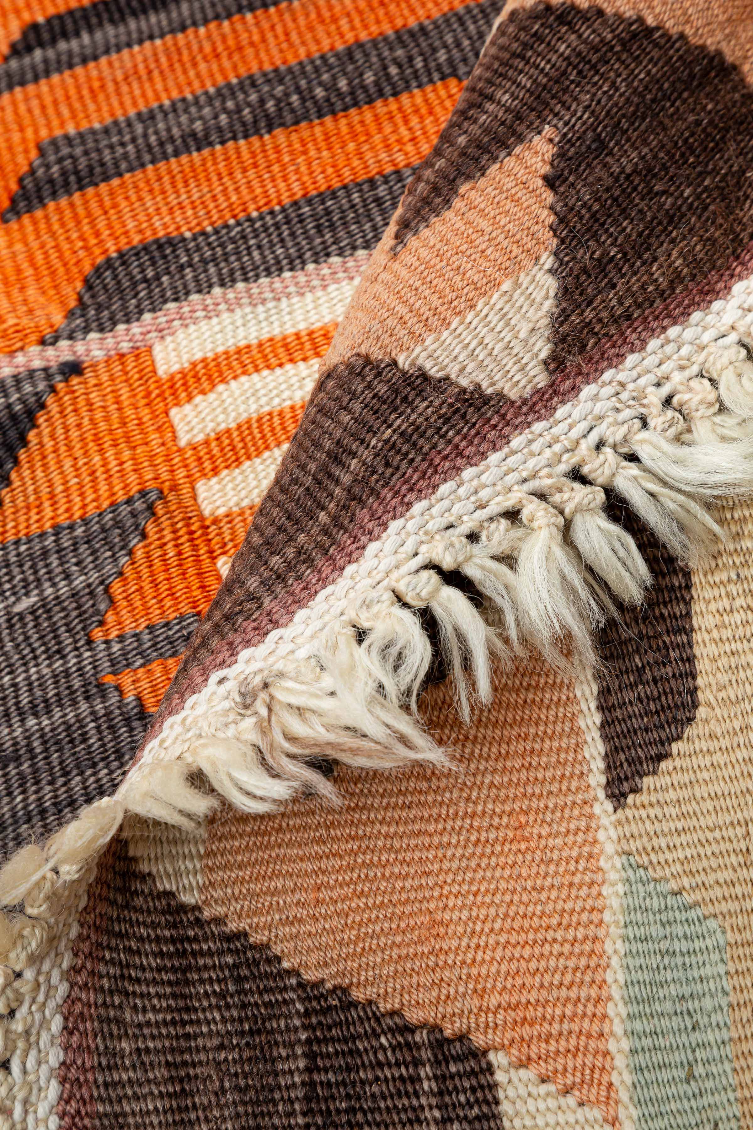 TAVAS Vintage Kelim Teppich 318cm x 192cm - Wild Heart Free Soul