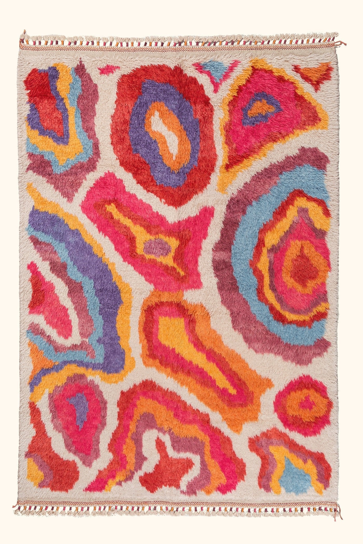 TÜLÜ Angora Shaggy Teppich 254x174cm - Wild Heart Free Soul