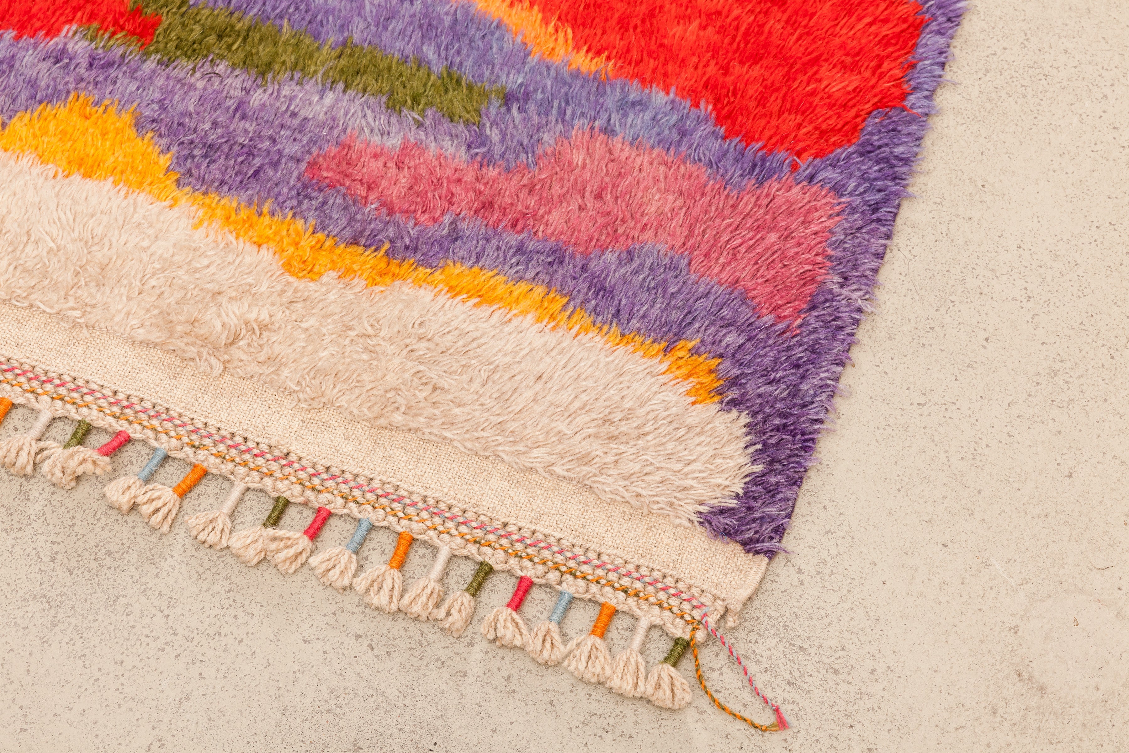 TÜLÜ Angora Shaggy Teppich 260x179cm - Wild Heart Free Soul