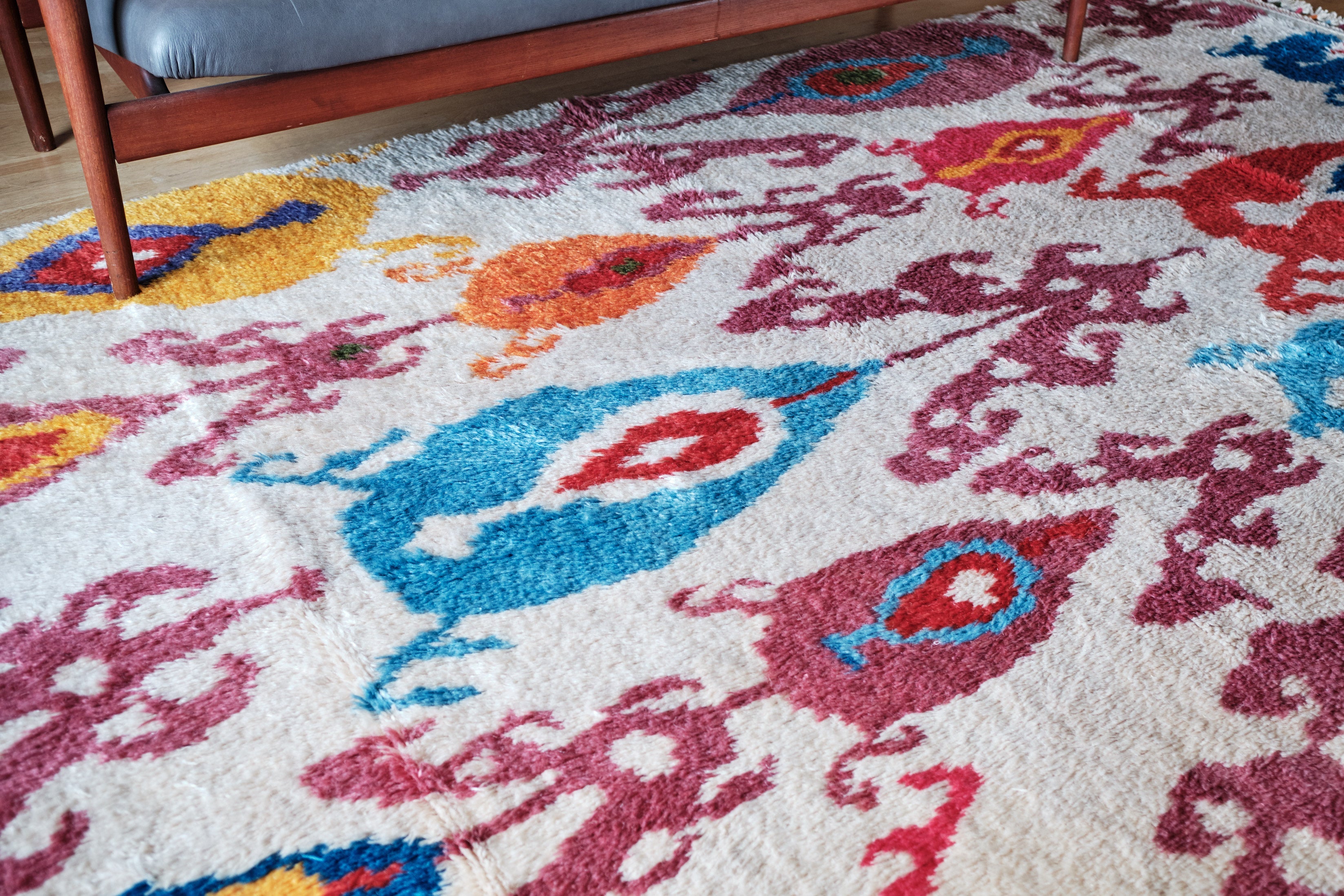 TÜLÜ Angora Shaggy Teppich 306x202cm - Wild Heart Free Soul