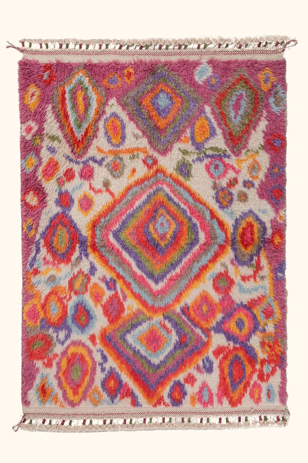 TÜLÜ Angora Shaggy Teppich - Wild Heart Free Soul