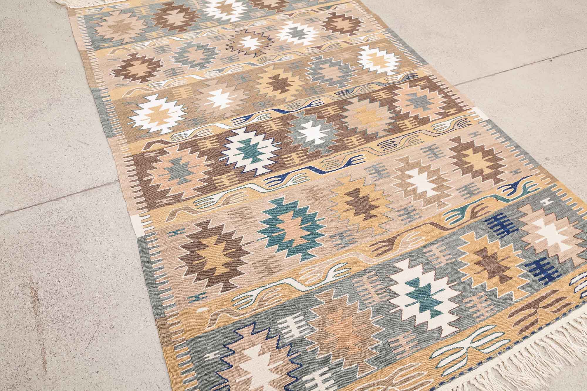 USAK Vintage Kelim 168x112cm - Wild Heart Free Soul